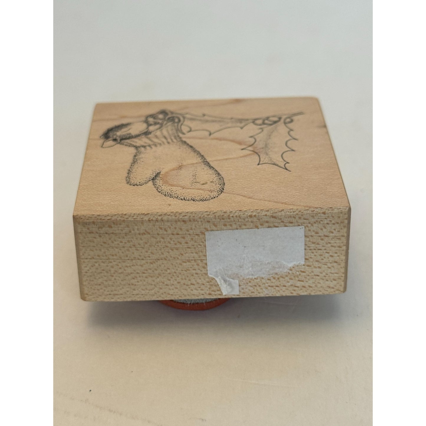 House Mouse Rubber Stamp Cozy Mitten Mudpie Christmas Stocking Stampa Rosa Craft