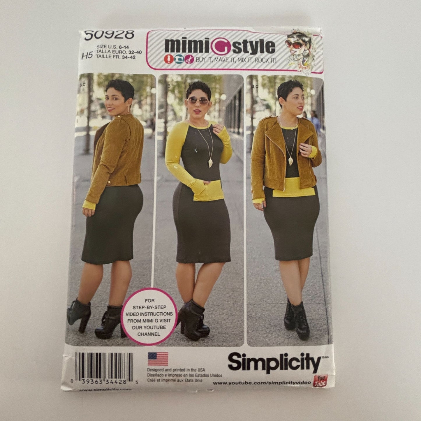 Simplicity Sewing Pattern S0928: Misses' Lined Jacket and Knit Dress