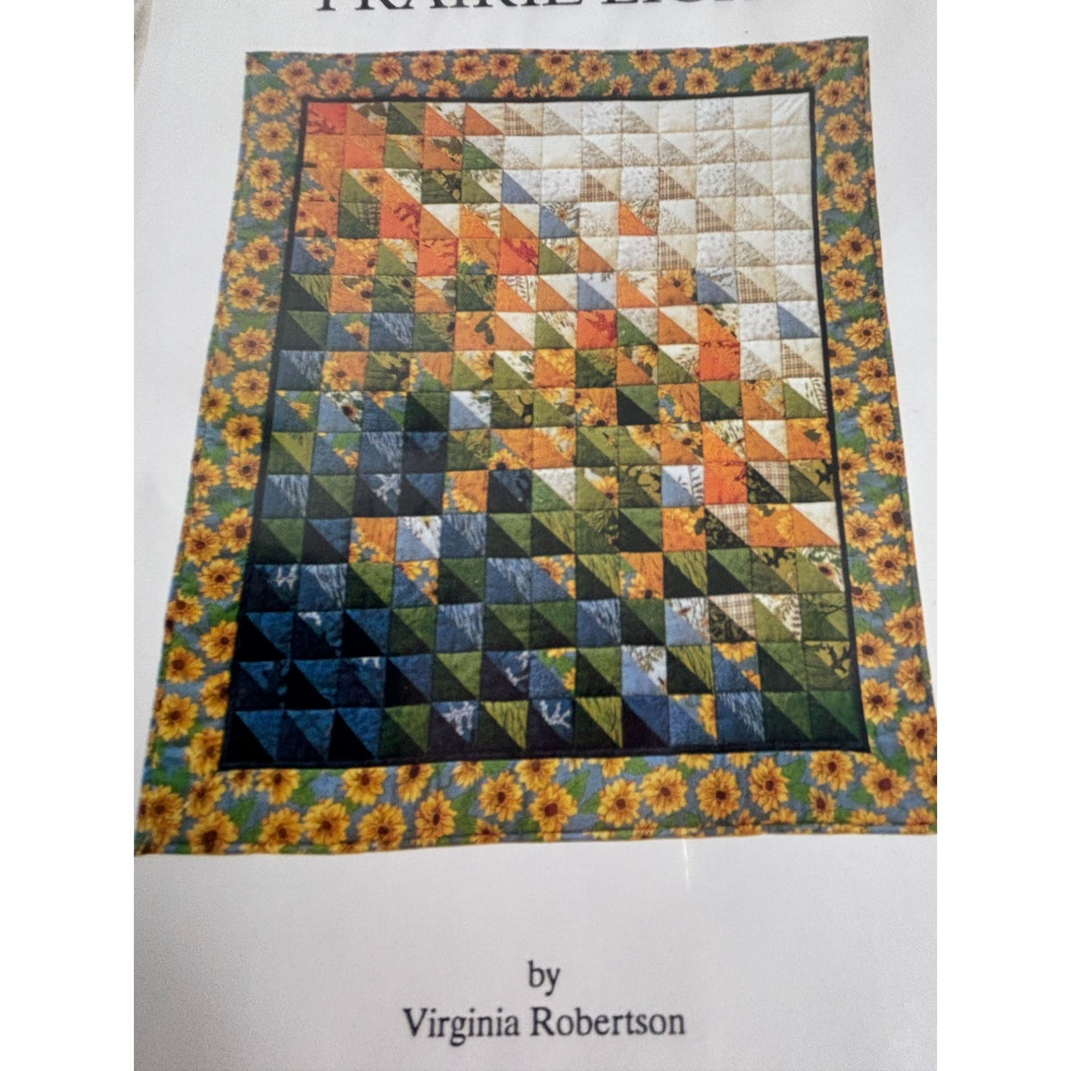 Osage County Quilt Factory Pattern Prairie Light Wall Hanging Virginia Robertson