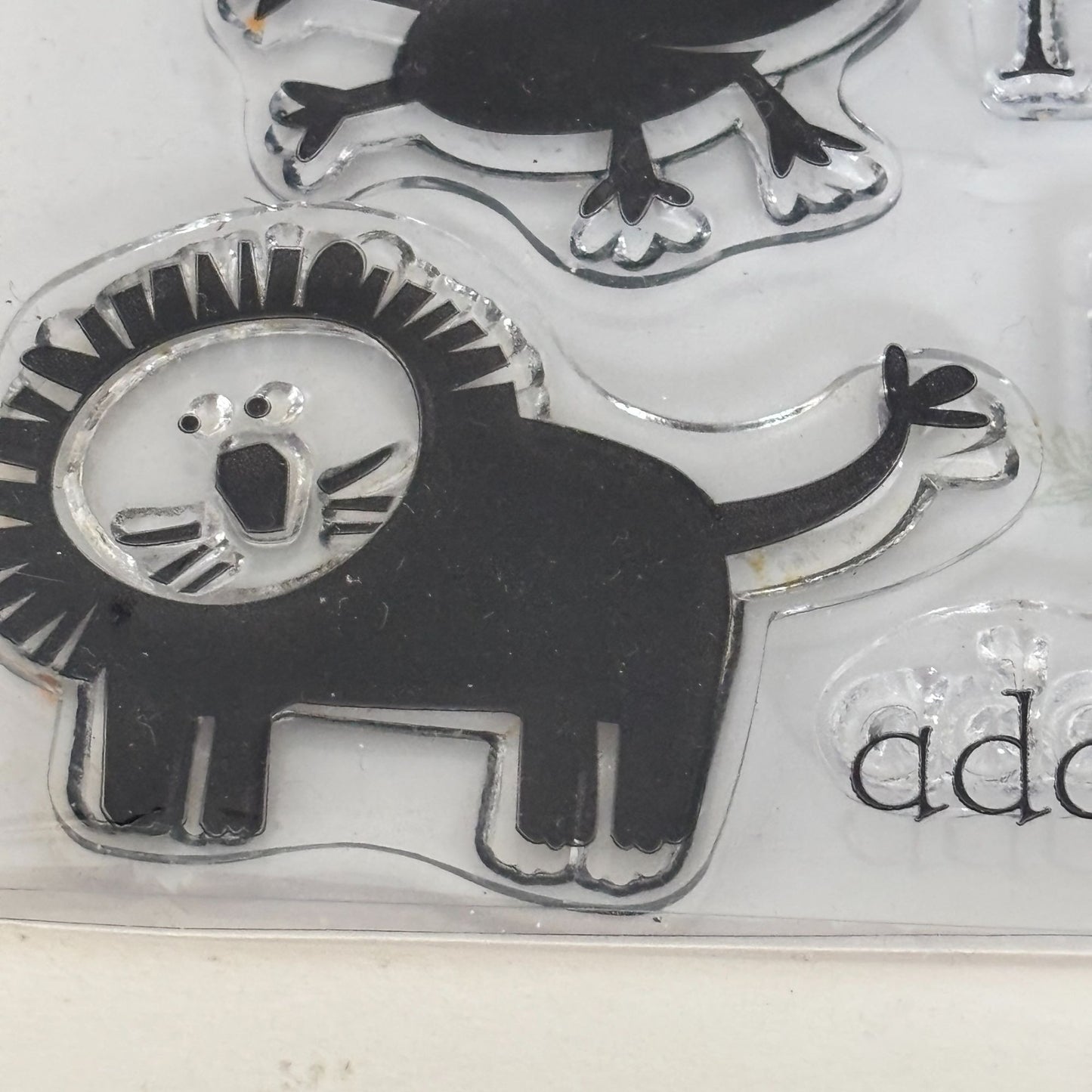 Little Yellow Bicycle Clear Stamp Set Baby Safari Boy Frog Lion Cardmaking Craft Monkey