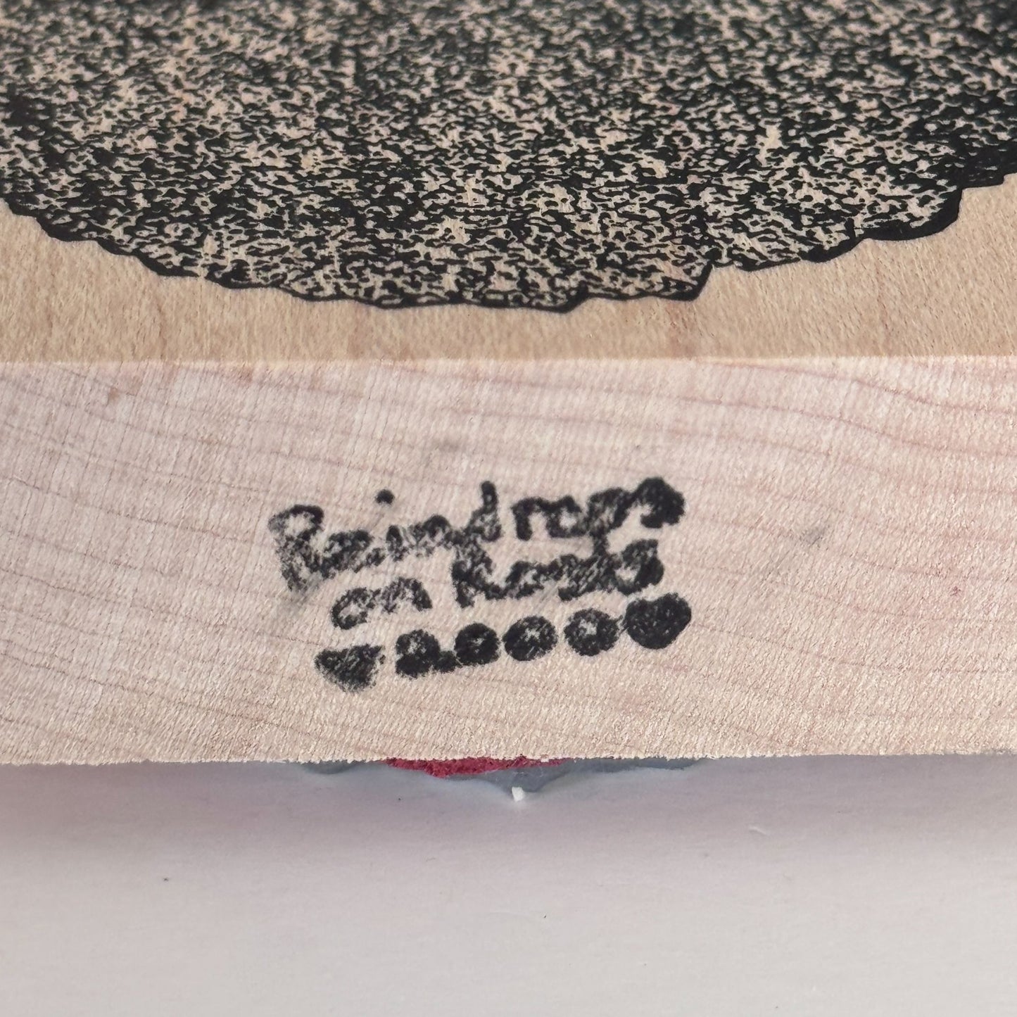Raindrops On Roses Rubber Stamp Distressed Round Grunge Background Circle Craft