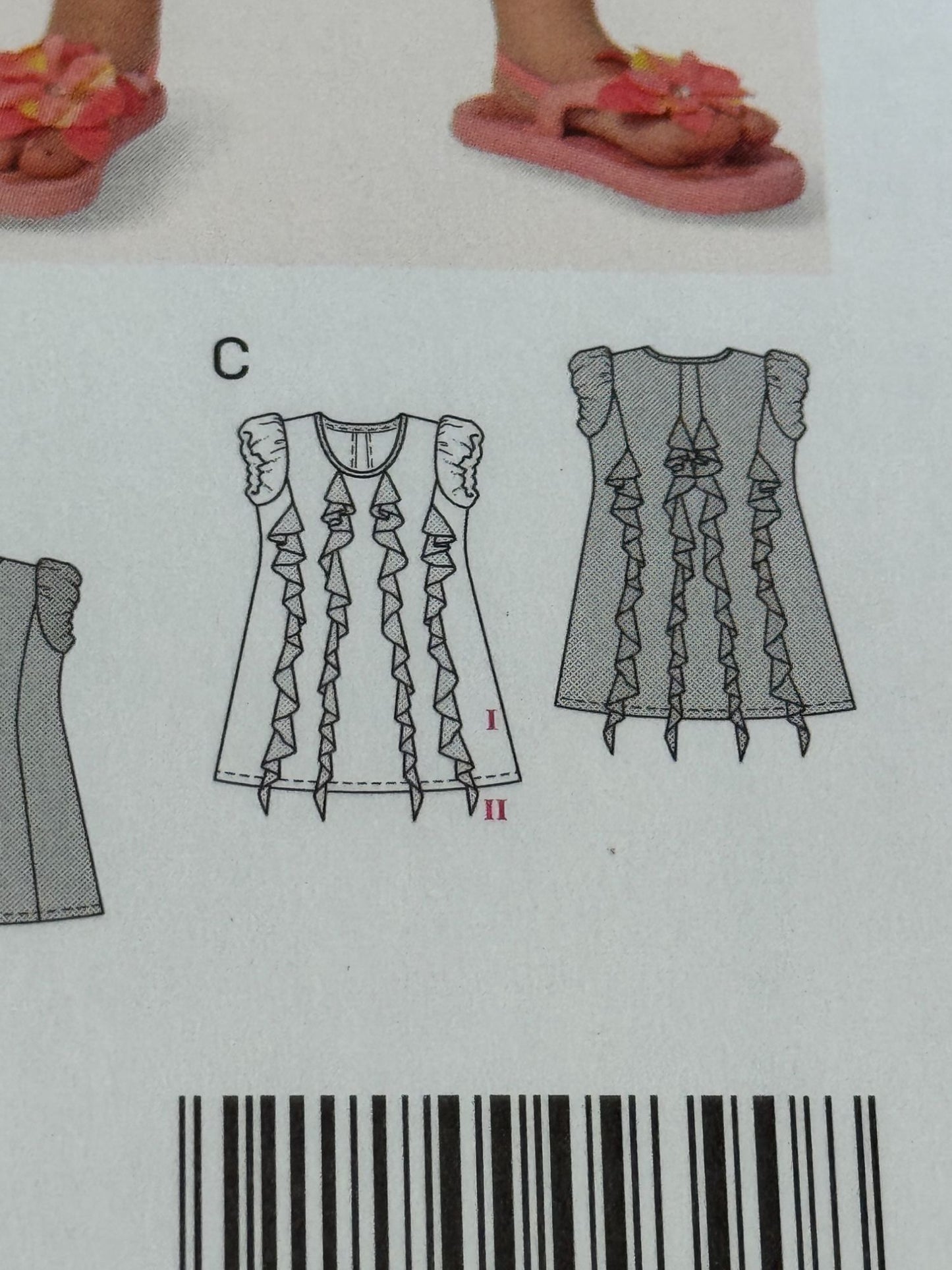 Burda Kids Sewing Pattern 9390 Shirt Top Dress For Girls 2-7 Easy Jersey Play UC