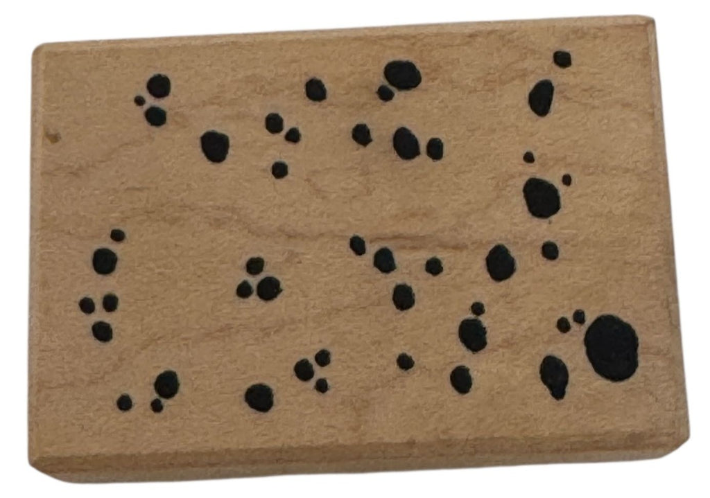Invoke Arts Rubber Stamp Paint Ink Splatter Spots Dots Crafting Scrapbooking Art