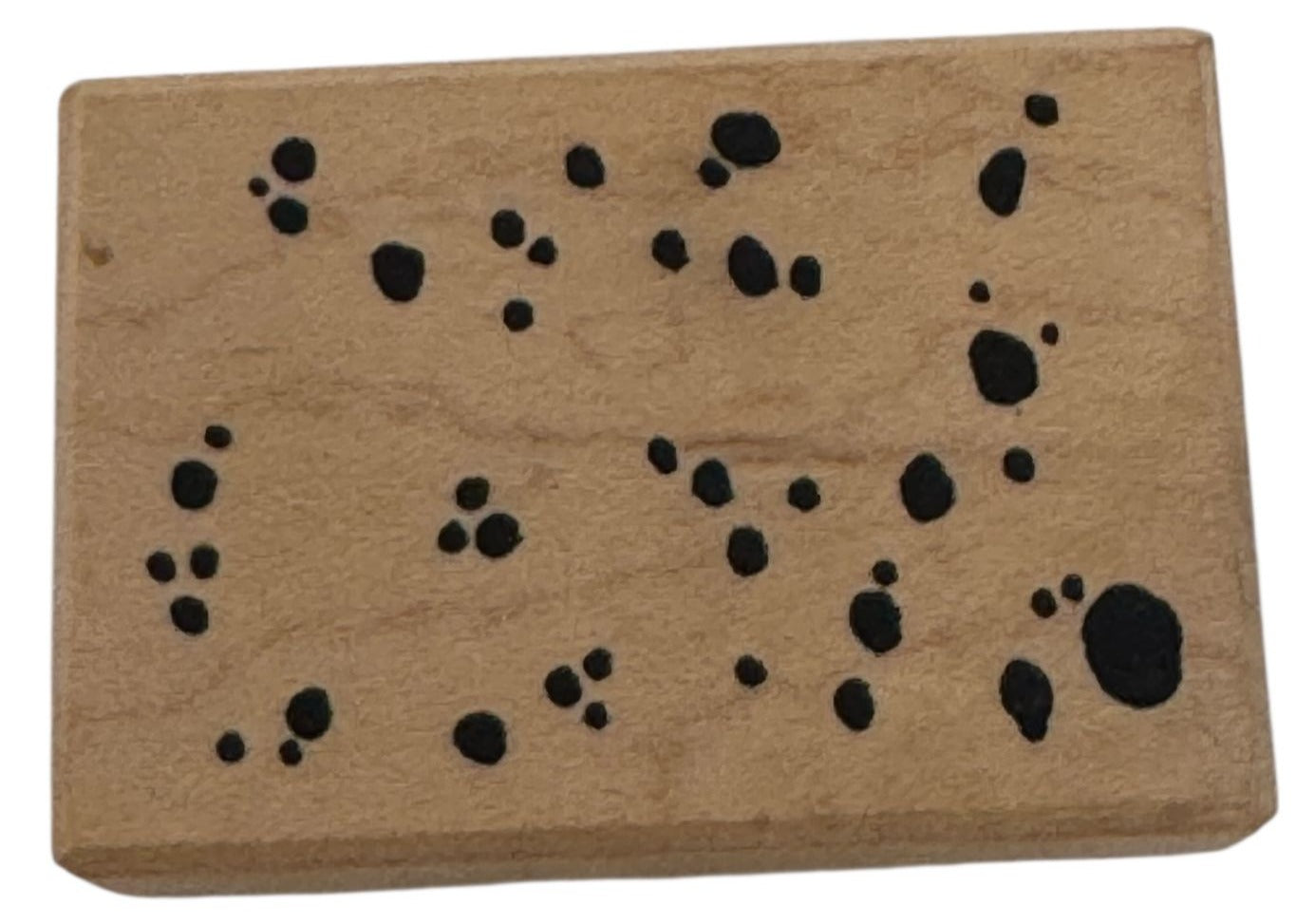 Invoke Arts Rubber Stamp Paint Ink Splatter Spots Dots Crafting Scrapbooking Art