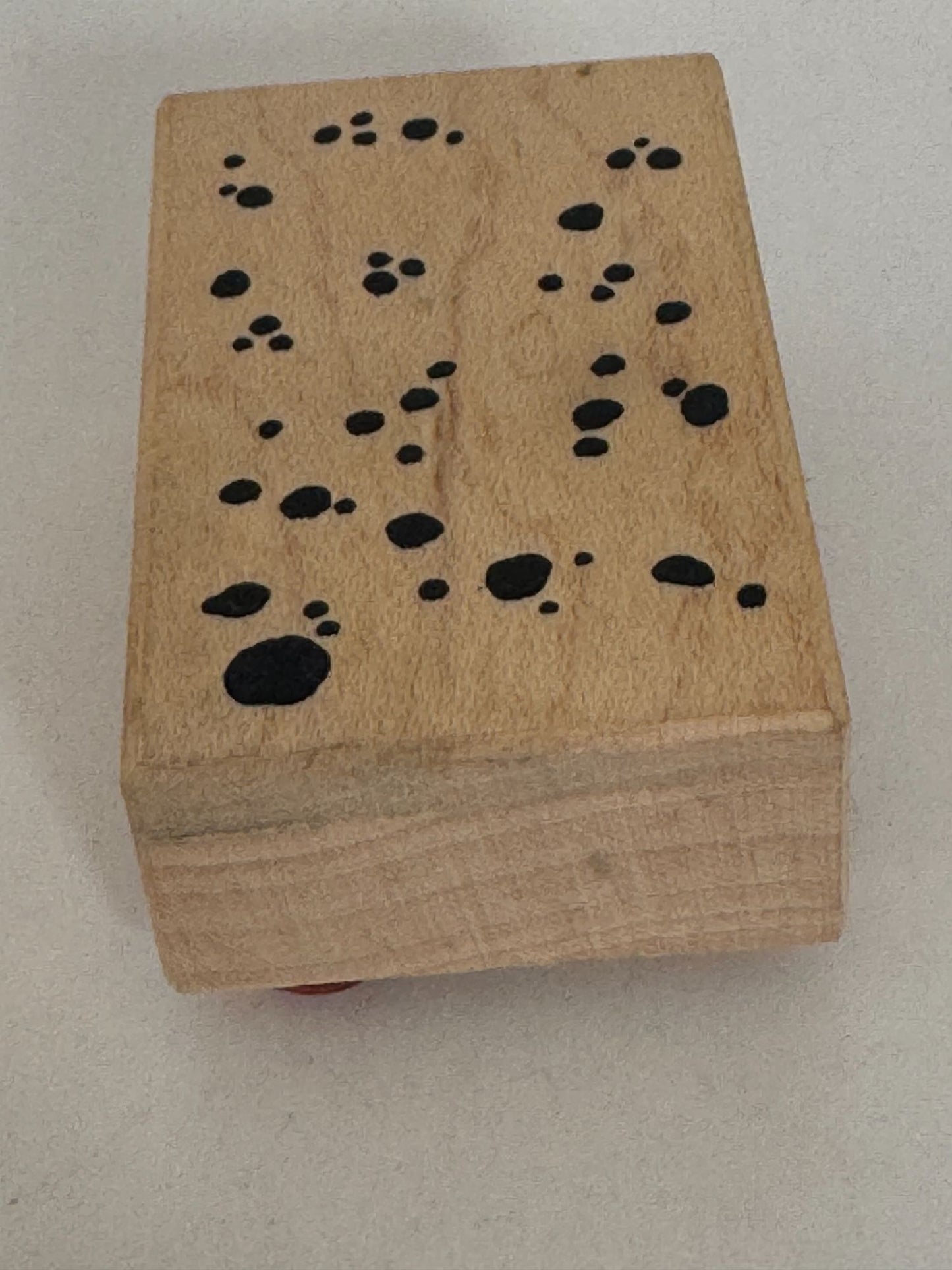 Invoke Arts Rubber Stamp Paint Ink Splatter Spots Dots Crafting Scrapbooking Art