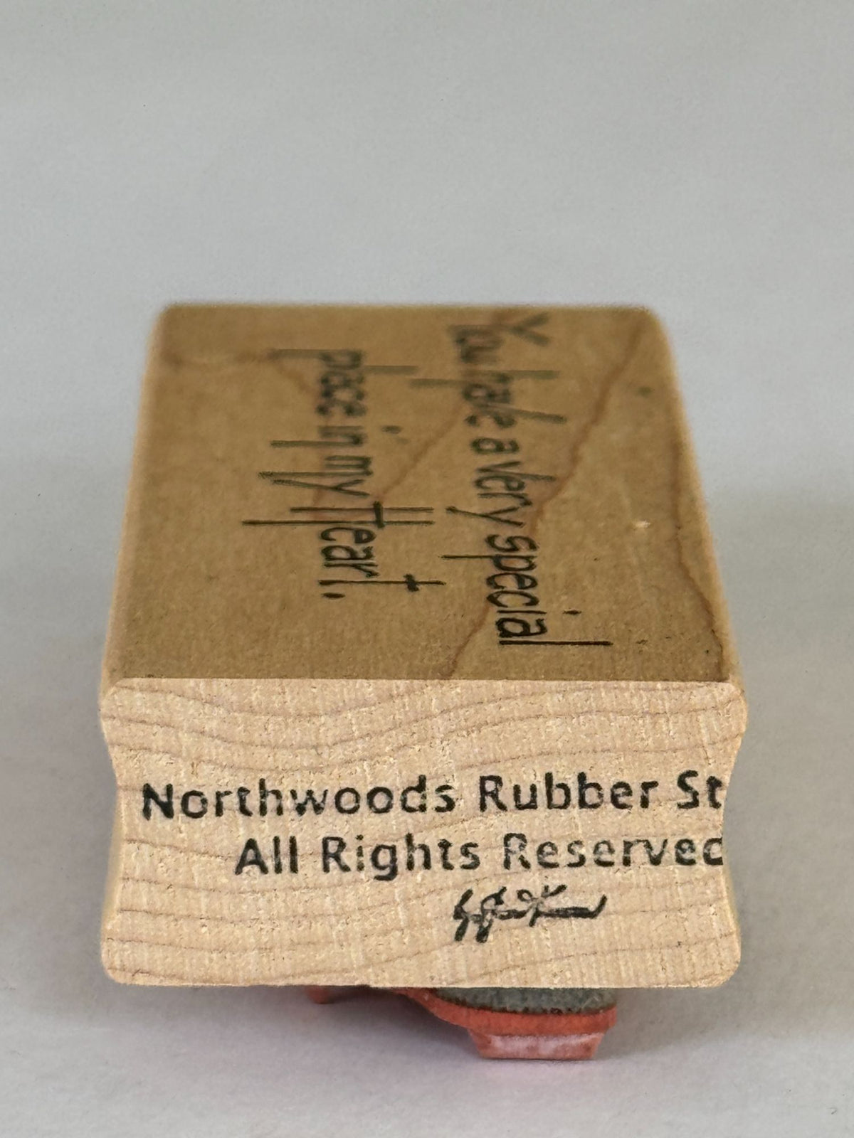 Northwoods Rubber Stamp You Have A Very Special Place In My Heart Card Making