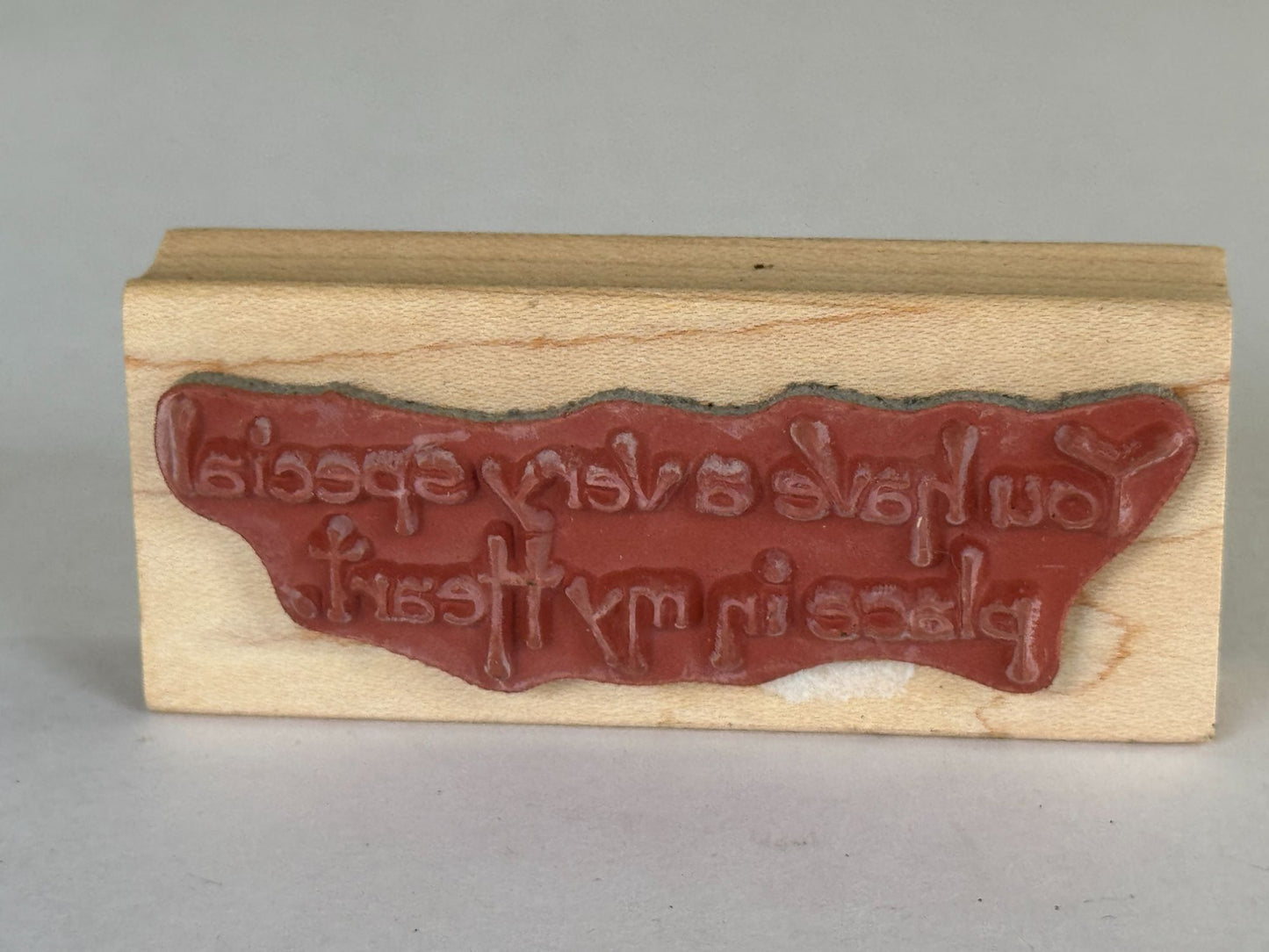 Northwoods Rubber Stamp You Have A Very Special Place In My Heart Card Making