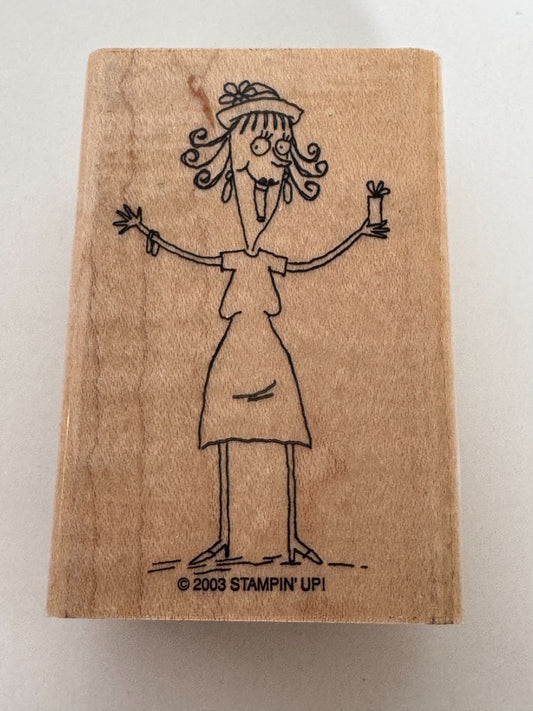 Stampin Up Rubber Stamp Happy Birthday Card Making Words Friend Gift Present Set