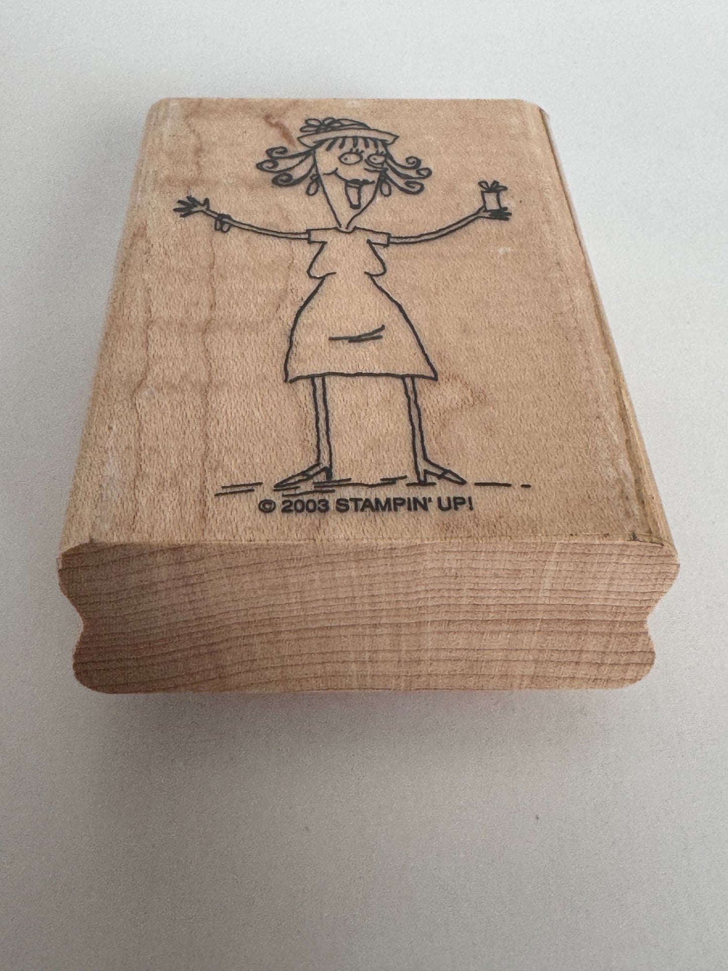 Stampin Up Rubber Stamp Happy Birthday Card Making Words Friend Gift Present Set