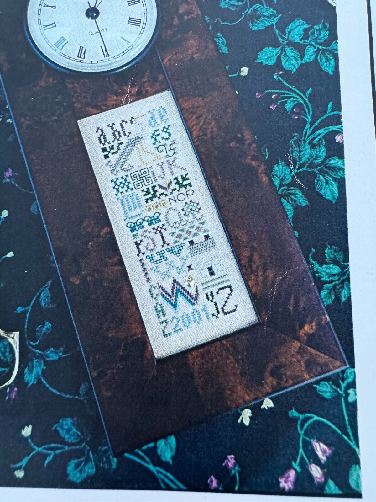 The Drawn Thread Cross Stitch Pattern Alphabet Charted Needlework Minute Spot