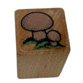 Mushrooms Wood Rubber Stamp Nature Whimsical Woodlands Landscape Scene Maker