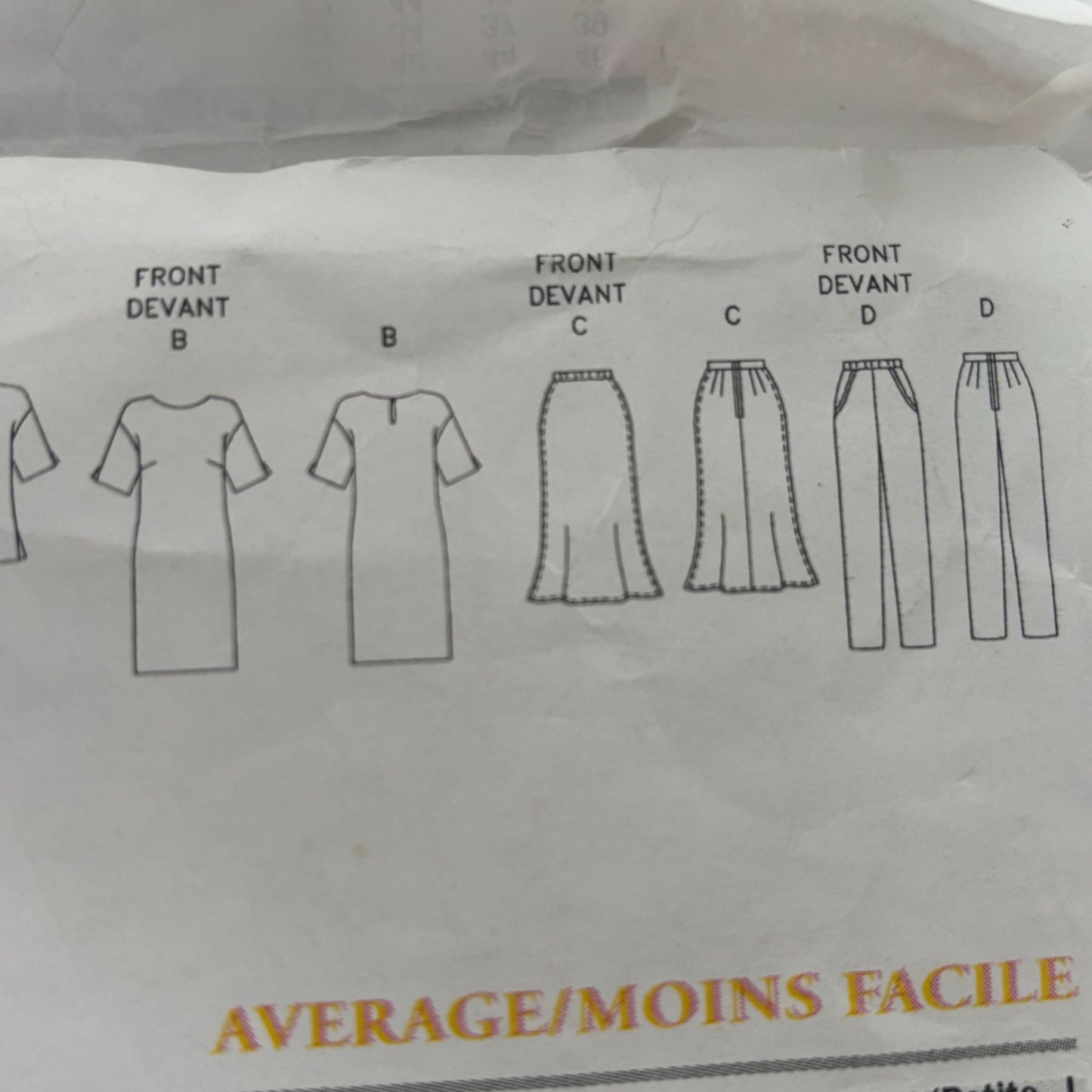 Vogue Sewing Pattern 2139 Capsule Wardrobe Dress Shirt Pants Skirt Blazer 8-12