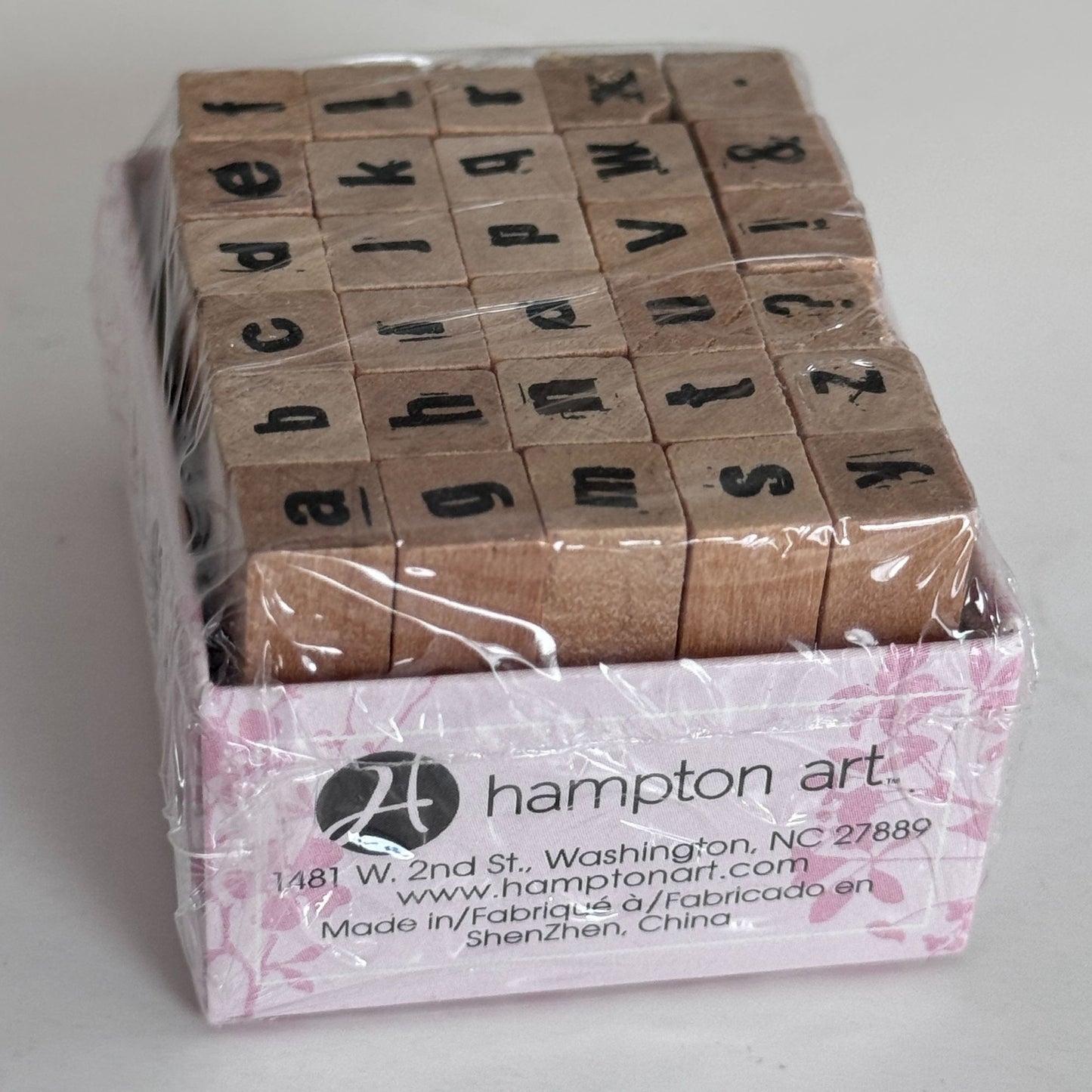 Hampton Art Alphabet Stamp Set 30 Lowercase Letters and Symbols Tiny Crafting Scrapbooking Tools