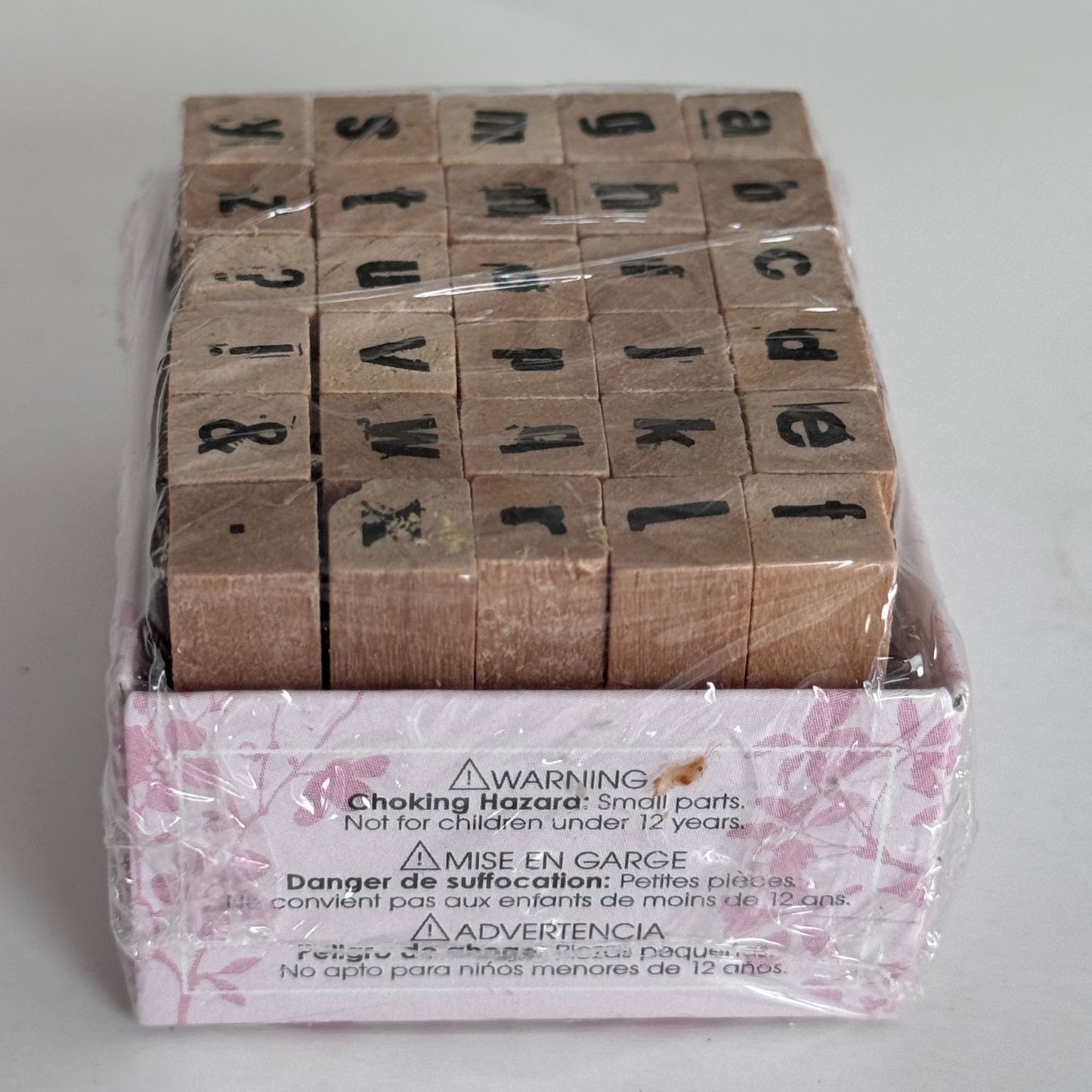 Hampton Art Alphabet Stamp Set 30 Lowercase Letters and Symbols Tiny Crafting Scrapbooking Tools