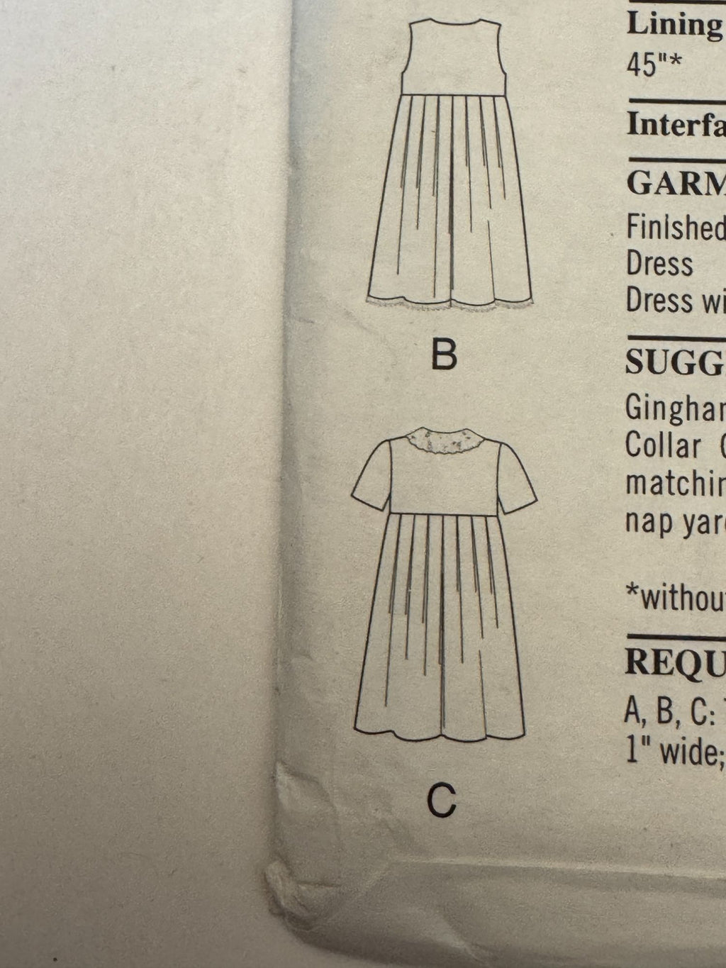 Simplicity New Look Sewing Pattern 6484 Easter Dress Church Lace Girls 4-9 Uncut