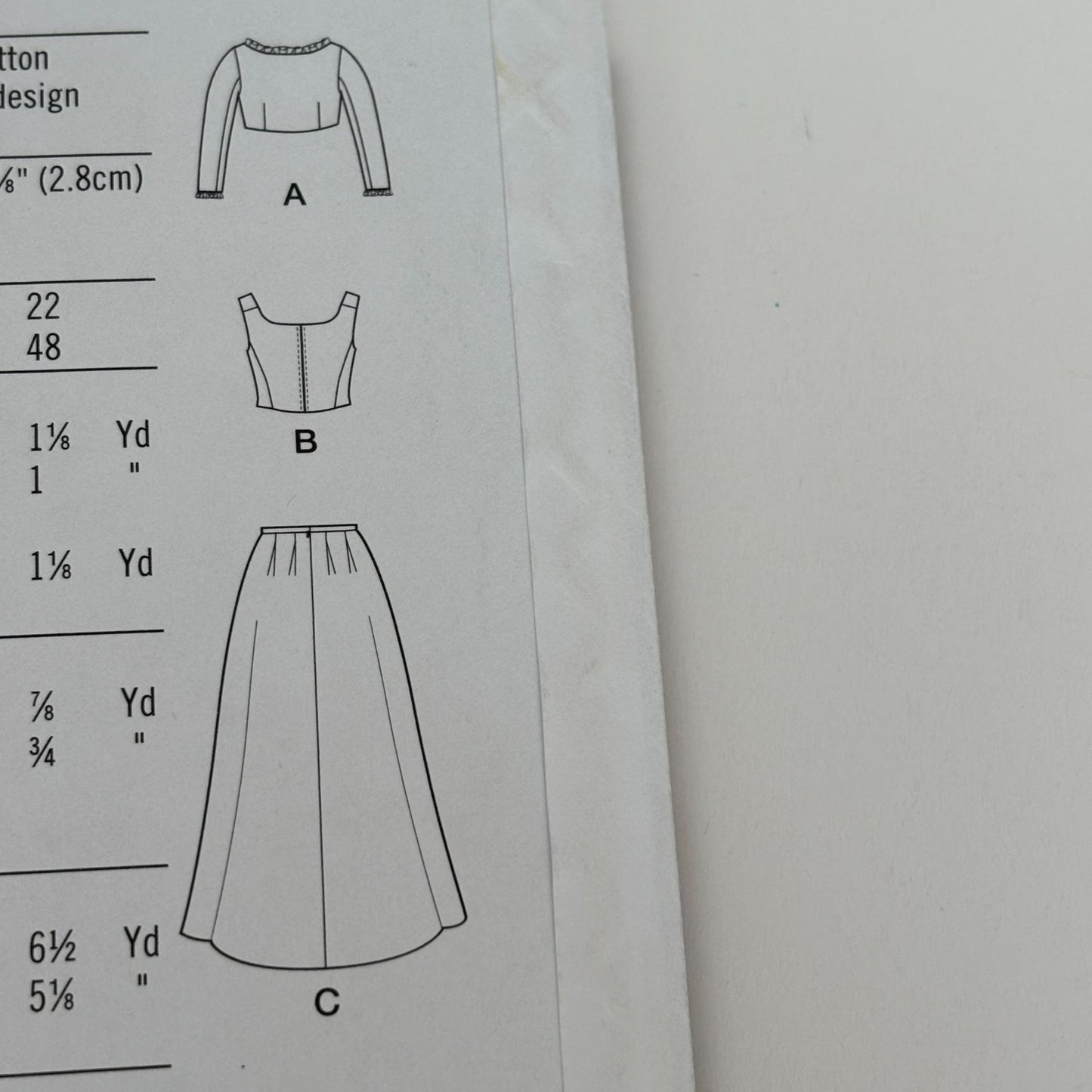Simplicity Sewing Pattern S9247 Gothic Dress Costume Fantasy Cosplay Corset Skirt 6-14 Uncut Bolero