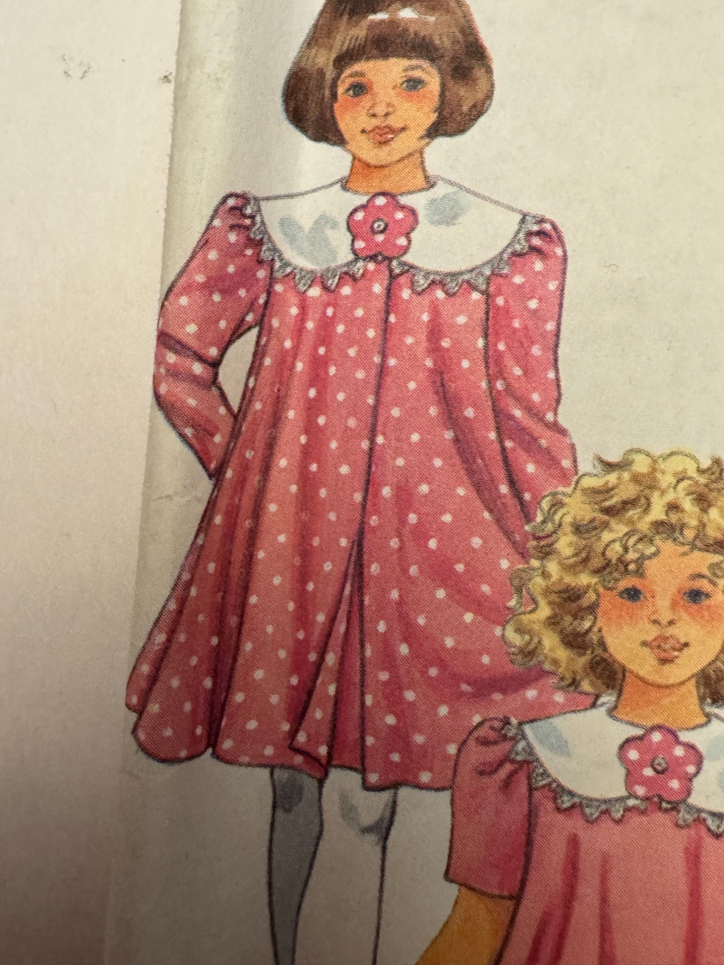 Simplicity Sewing Pattern 8257 Dress Coat Easy Spring Church Easter Girls 2 3 4