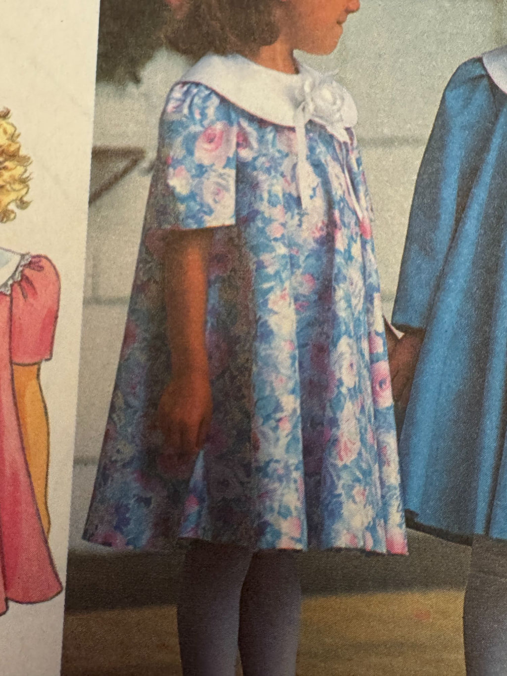 Simplicity Sewing Pattern 8257 Dress Coat Easy Spring Church Easter Girls 2 3 4
