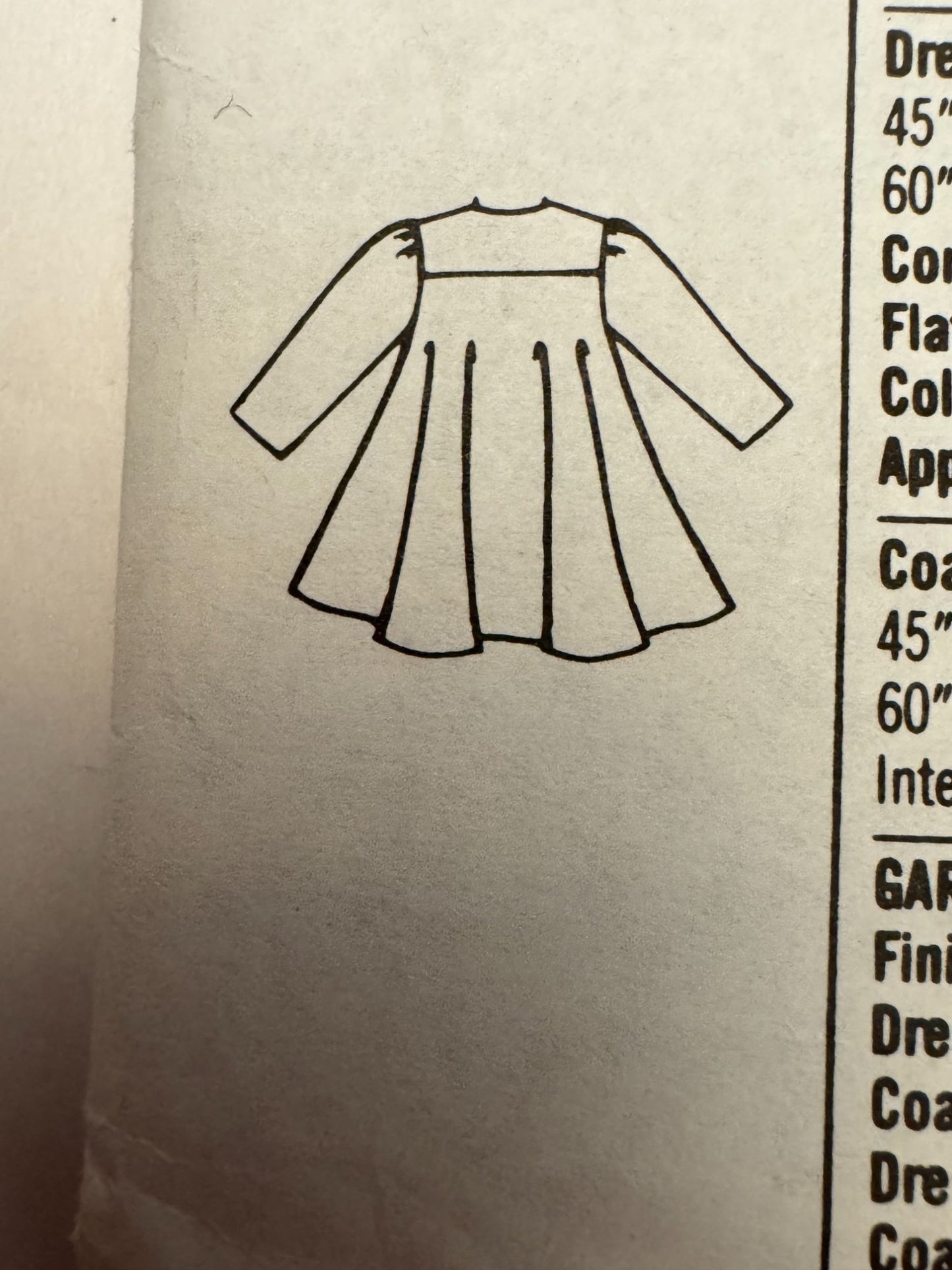Simplicity Sewing Pattern 8257 Dress Coat Easy Spring Church Easter Girls 2 3 4