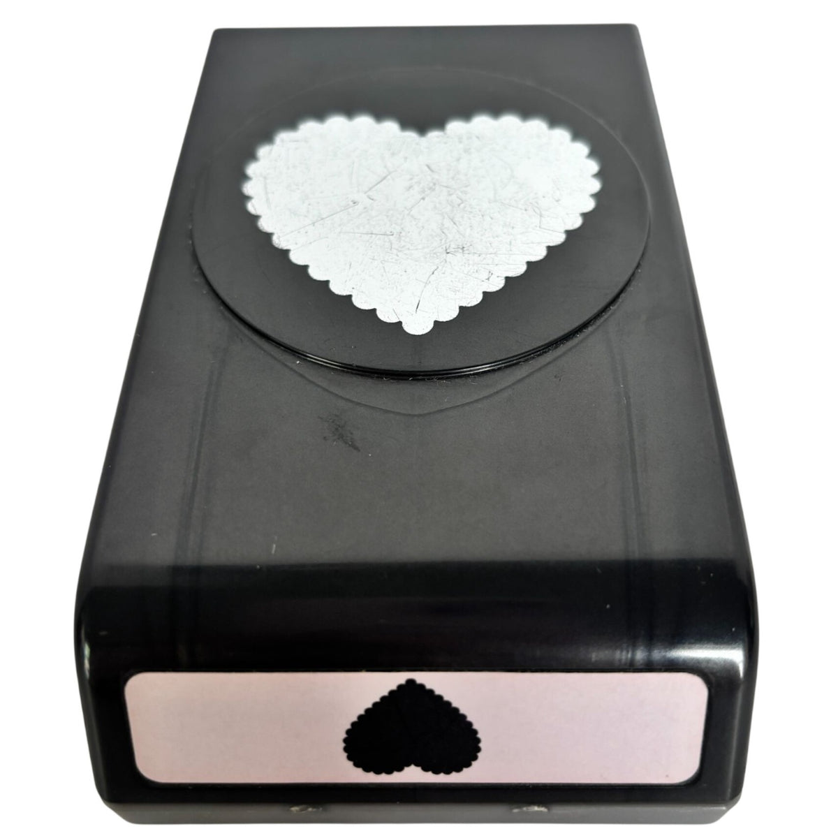 EK Success Paper Punch Scalloped Heart Shape Craft Scrapbooking Love Valentine