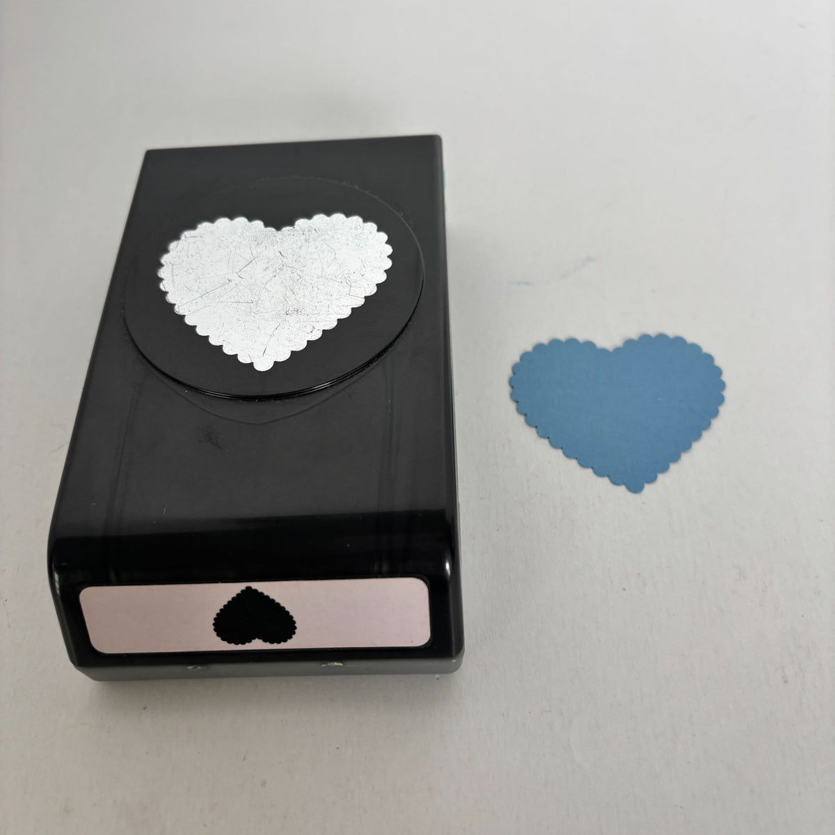 EK Success Paper Punch Scalloped Heart Shape Craft Scrapbooking Love Valentine