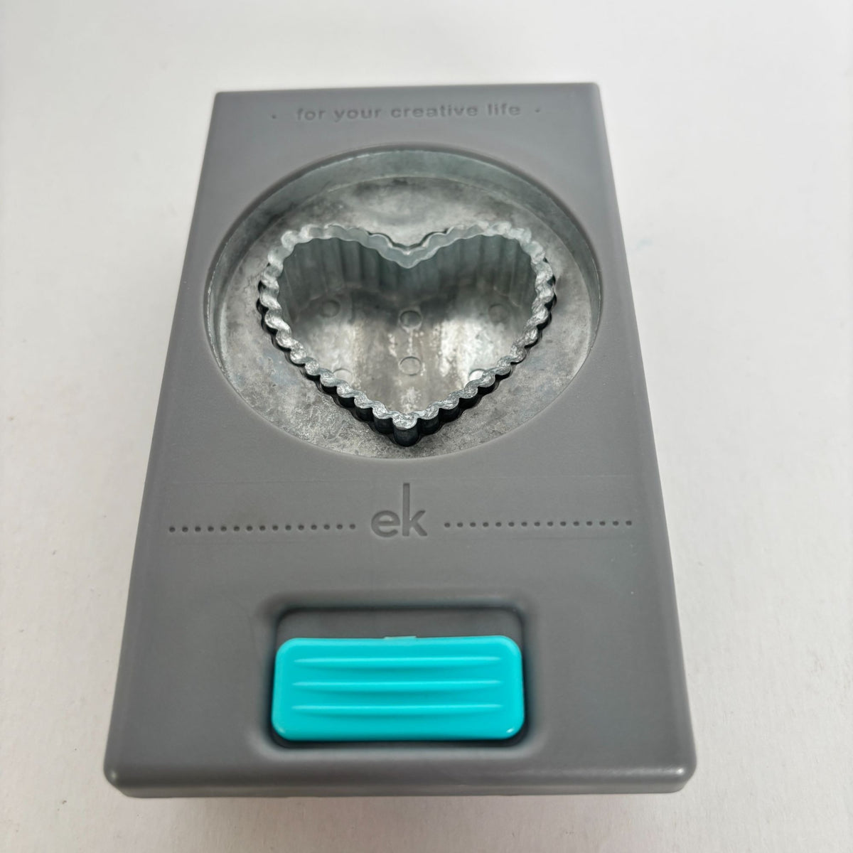 EK Success Paper Punch Scalloped Heart Shape Craft Scrapbooking Love Valentine