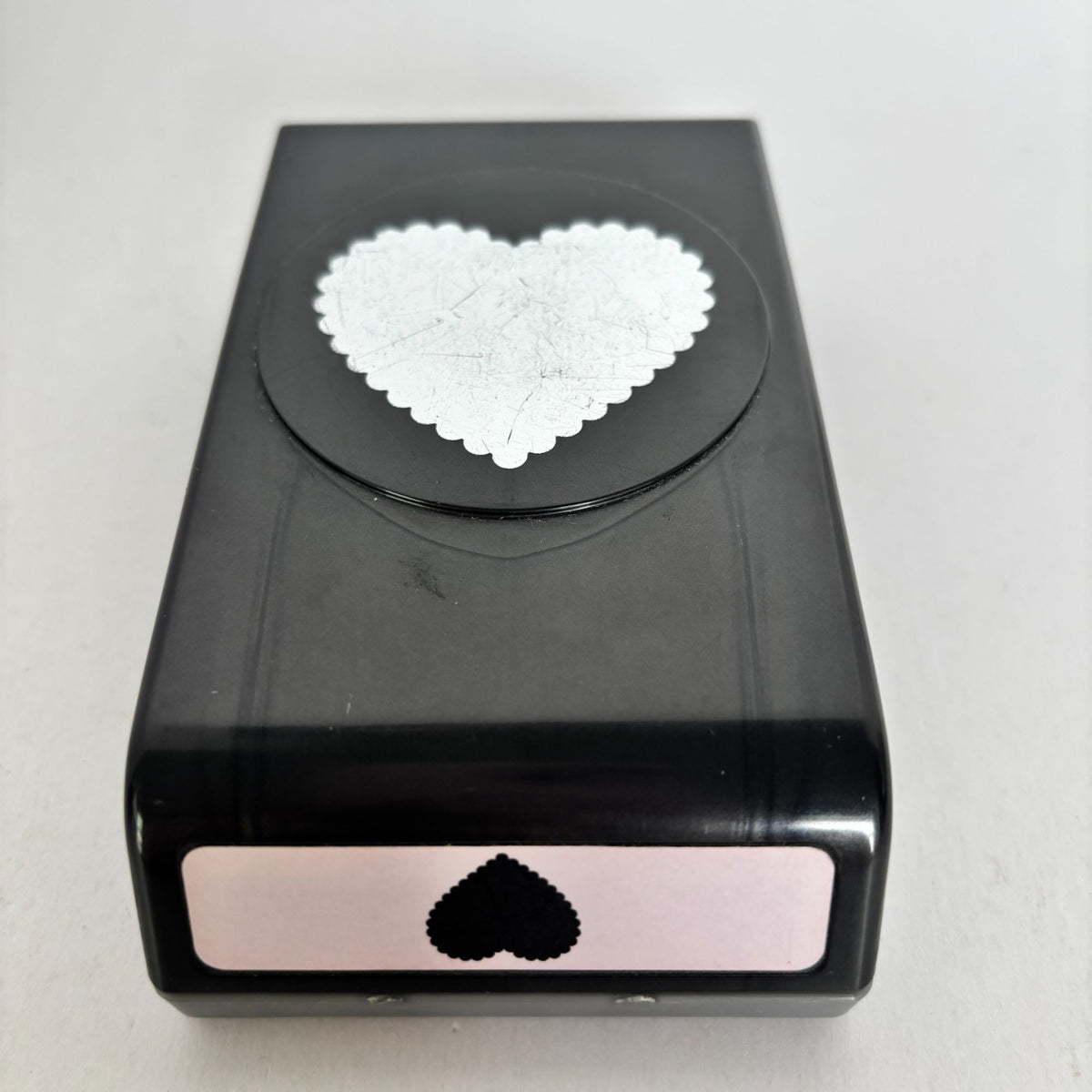 EK Success Paper Punch Scalloped Heart Shape Craft Scrapbooking Love Valentine