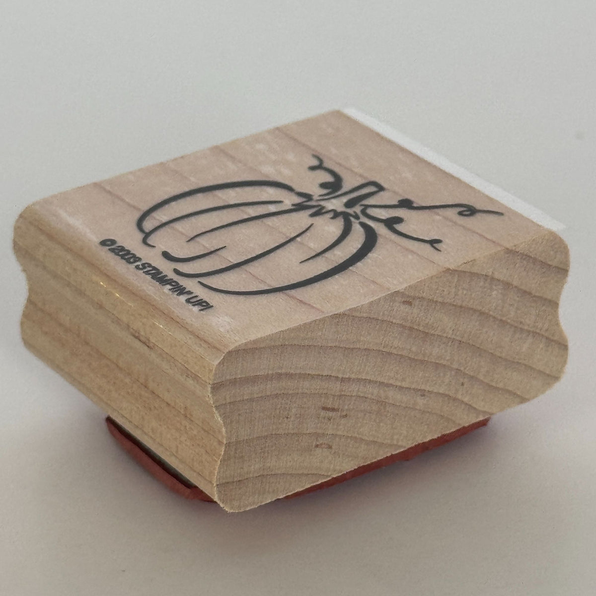 Stampin Up Rubber Stamp Pumpkin Fall Thanksgiving Halloween Cardmaking Harvest Autumn