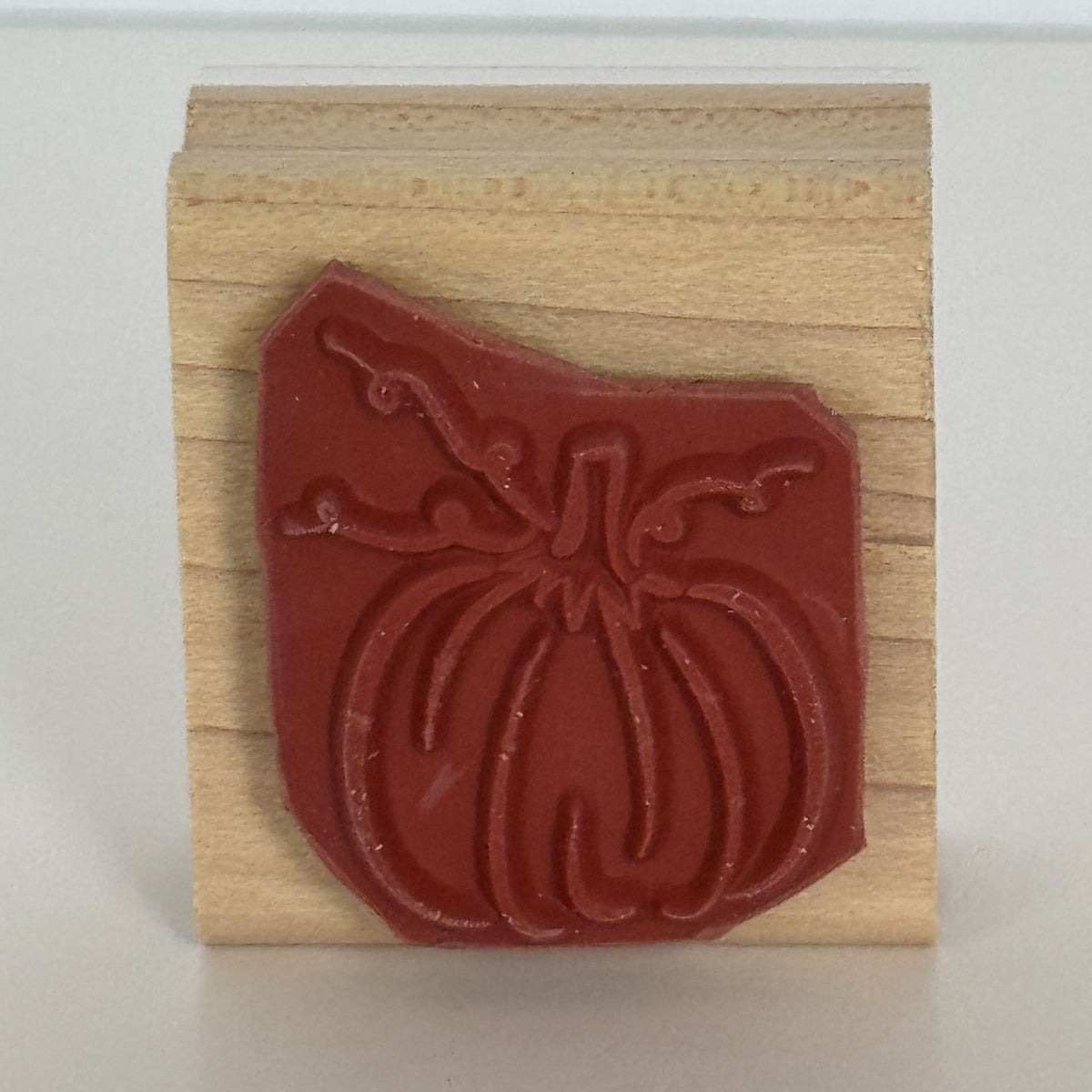 Stampin Up Rubber Stamp Pumpkin Fall Thanksgiving Halloween Cardmaking Harvest Autumn