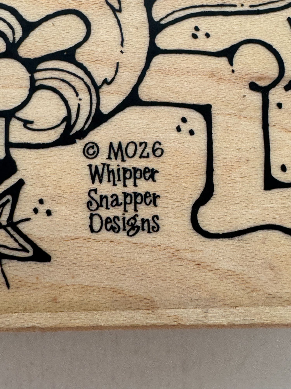 Whipper Snapper Rubber Stamp Monkey Eating Banana Animal Card Making Craft M026