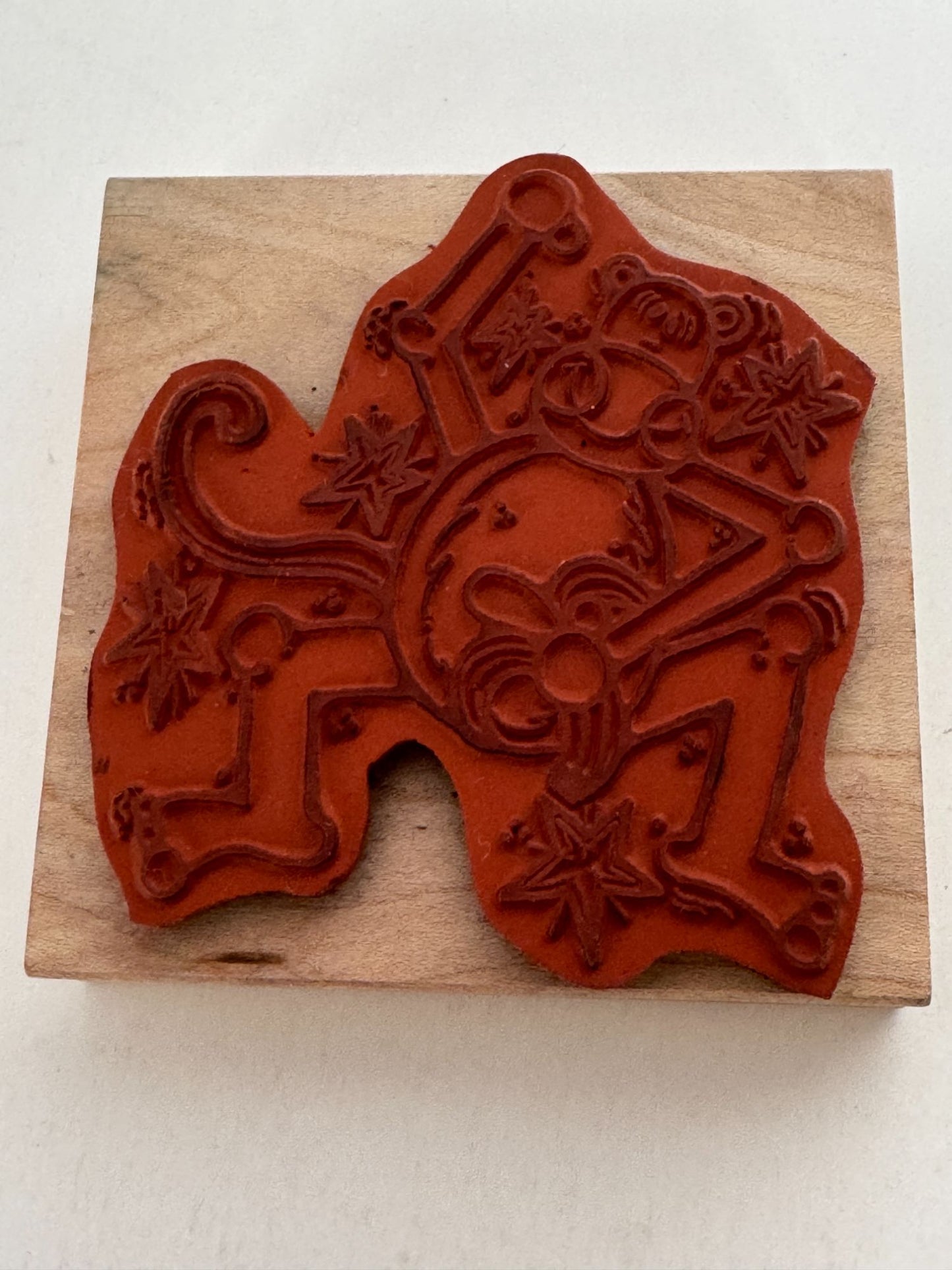 Whipper Snapper Rubber Stamp Monkey Eating Banana Animal Card Making Craft M026