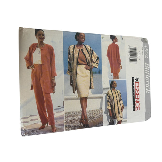 Butterick Sewing Pattern 4502 Jacket Top Skirt Pants Essence Collection 20-24 UC