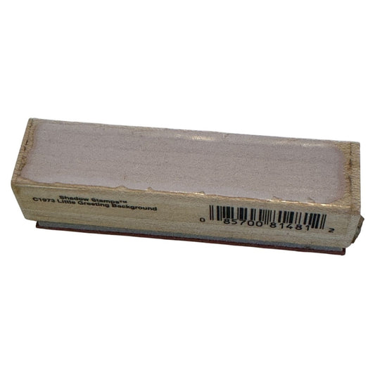 Hero Arts Wood Rubber Stamp Shadow Stamp Little Greeting Background Block C1973