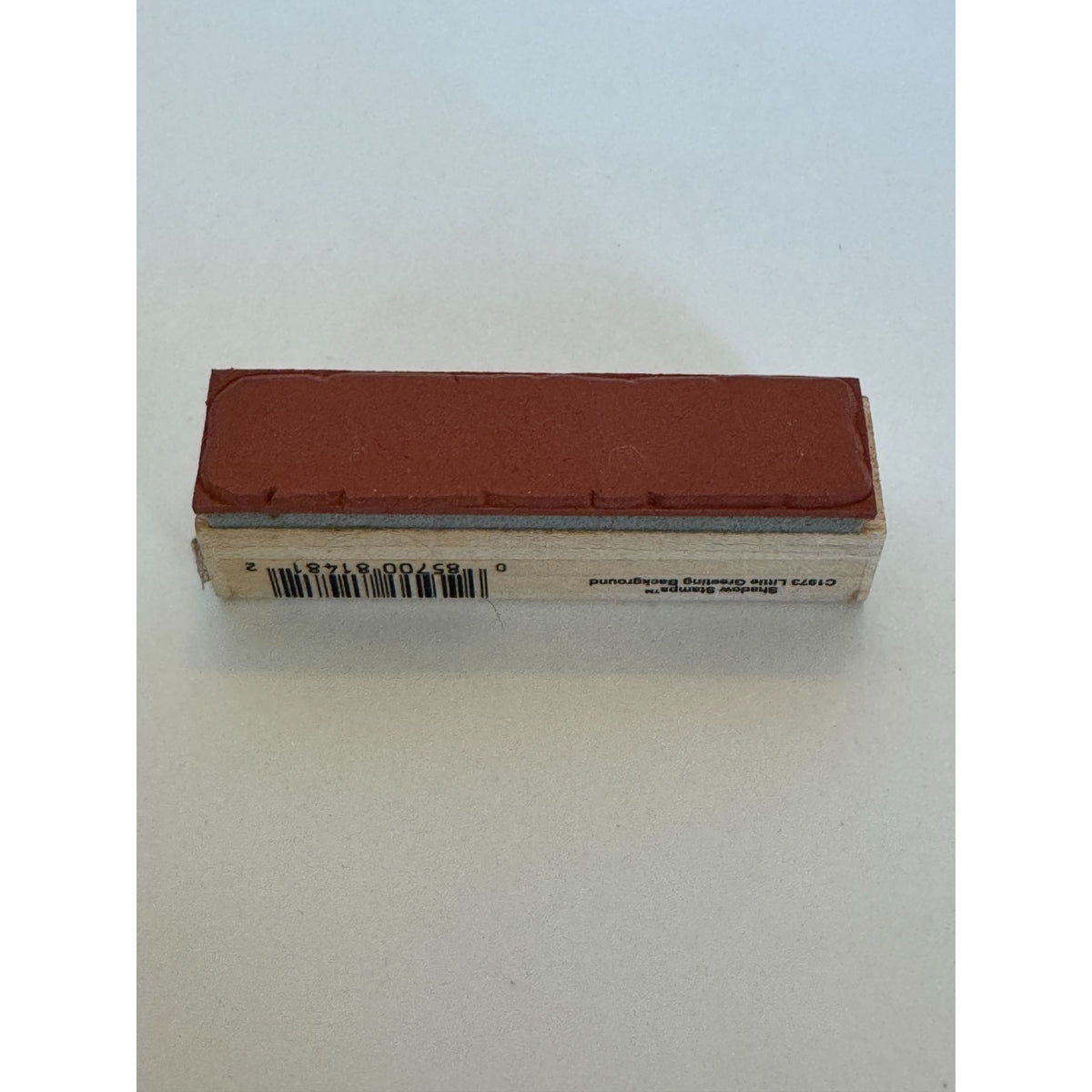 Hero Arts Wood Rubber Stamp Shadow Stamp Little Greeting Background Block C1973