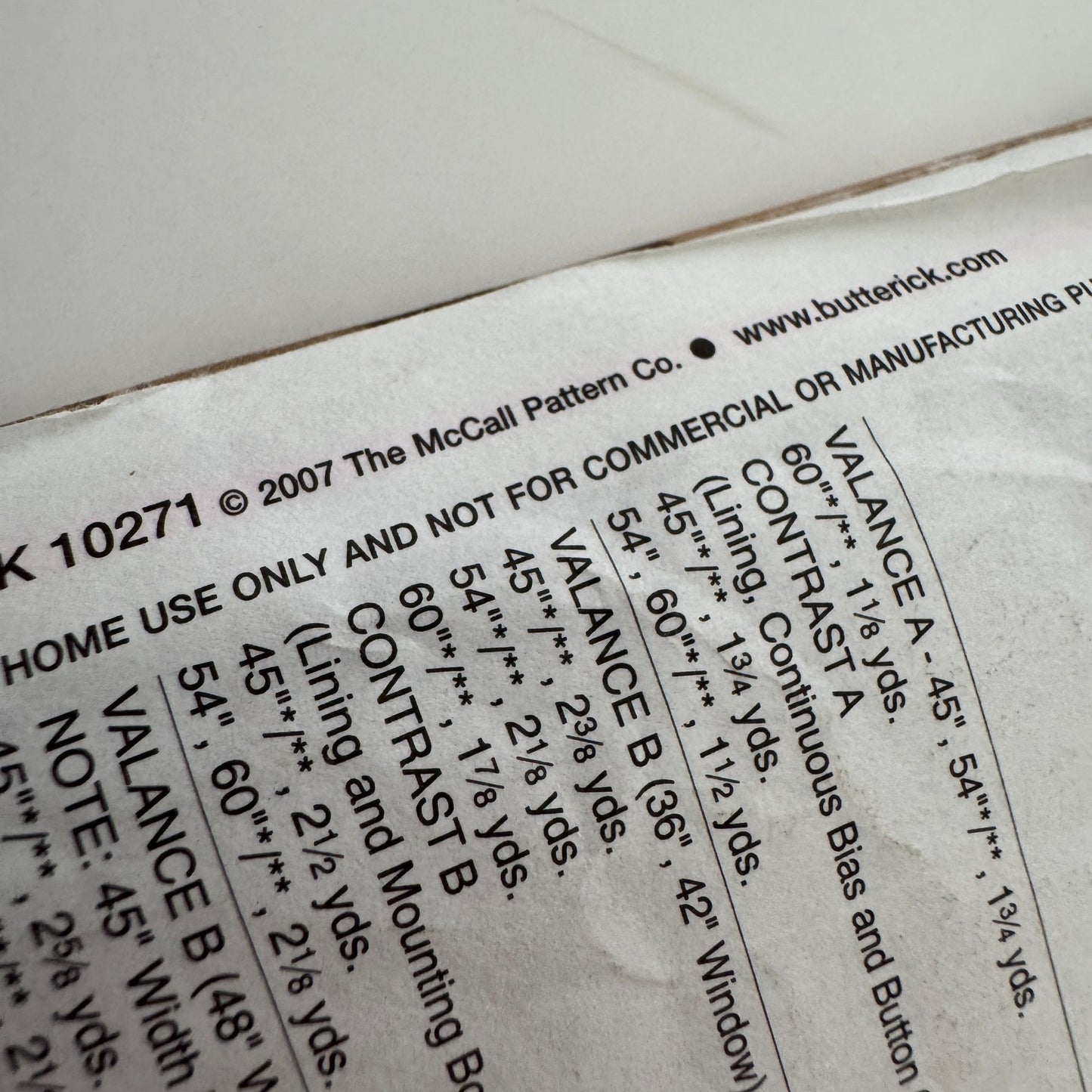 Butterick Sewing Pattern B5057 Waverly Window Treatments Curtains 36" 42" 48" UC