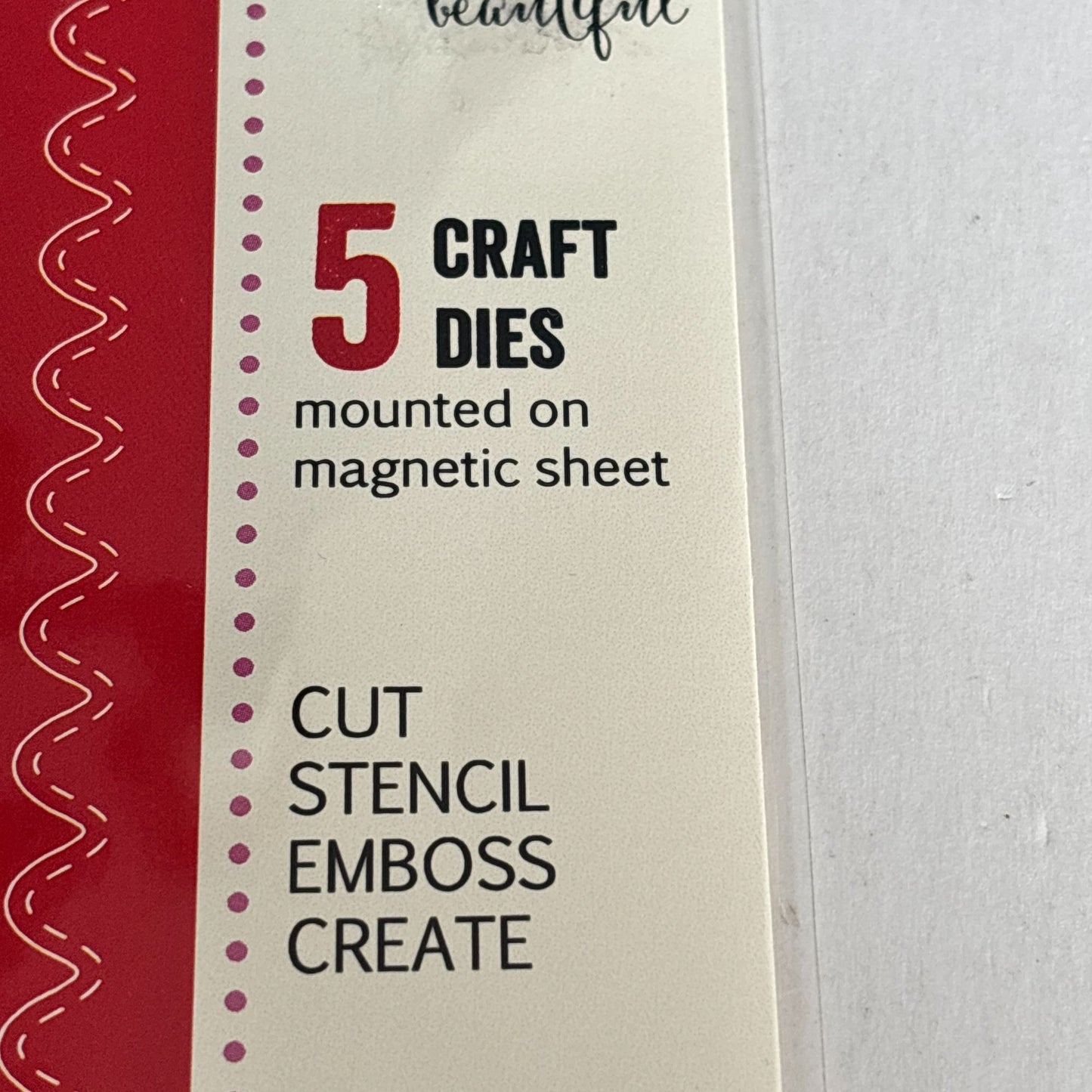 Memory Box Steel Craft Dies Open Studio Stitched Country Borders Steel Wavy Edge Cardmaking