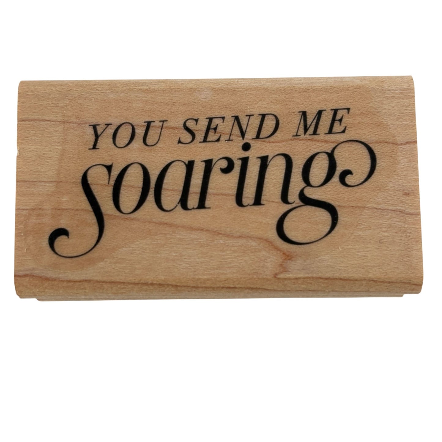 Stampin Up Rubber Stamp You Send Me Soaring Happiness Love Flying Card Making