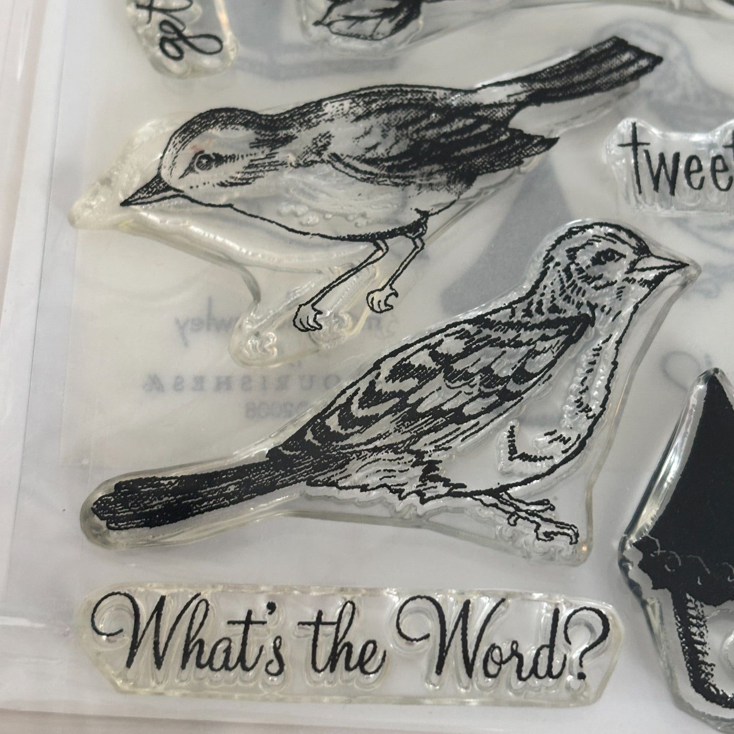 Flourishes Clear Stamps Set Home Tweet Home Birdhouse Birds Cardmaking House Nature Spring Tree