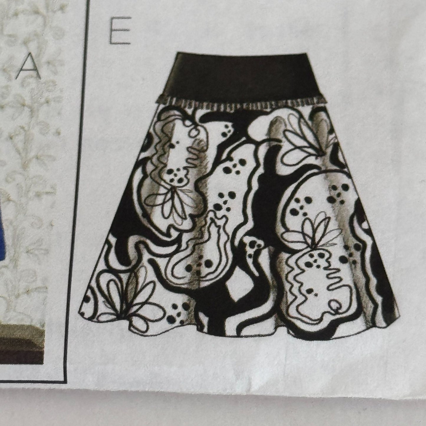 Butterick Sewing Pattern B4686 Pleated Skirt Six Sew Easy Y2K Pleats 6-12 Uncut Skirts