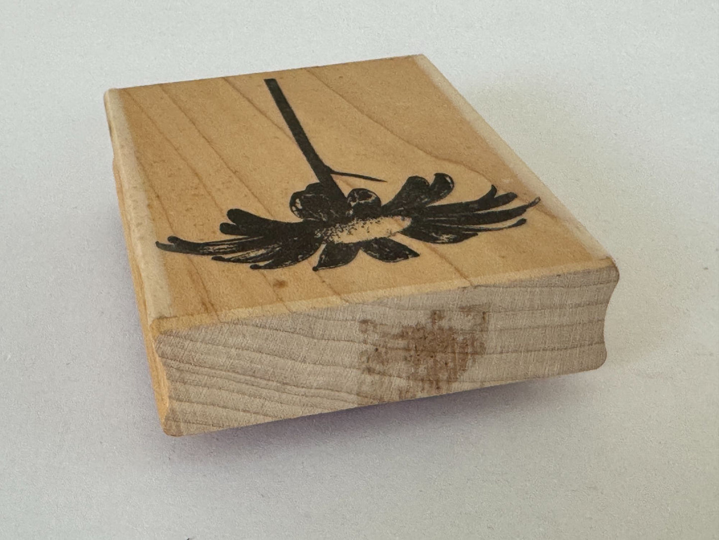 Impression Obsession Rubber Stamp Single Daisy Print Spring Garden Card Making