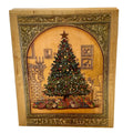 Stamps Happen Rubber Stamp Merry Christmas Tree Gifts Presents Card Making Wood Mounted Fireplace