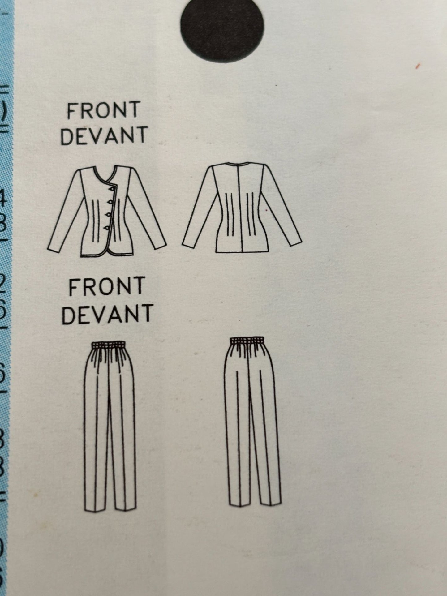 Butterick Sewing Pattern 6617 Jacket Pants Vintage 90s Power Suit 18 20 22 Uncut