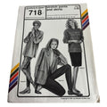 Stretch and Sew Sewing Pattern 718 Stretch Slim Fit Stirrup Pants Straight Skirt