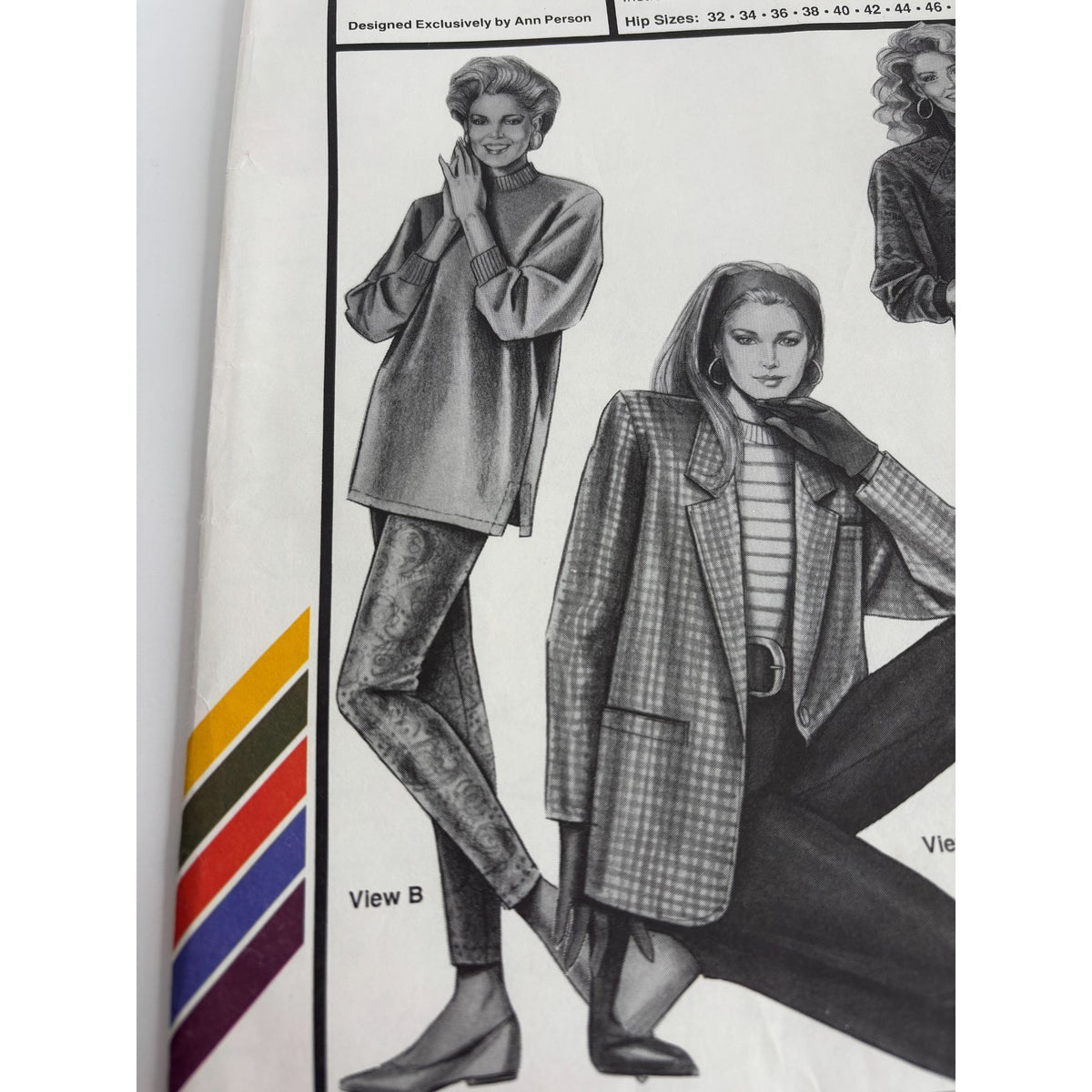 Stretch and Sew Sewing Pattern 718 Stretch Slim Fit Stirrup Pants Straight Skirt