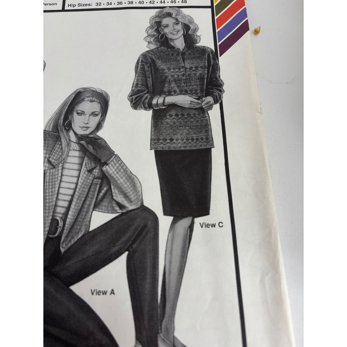 Stretch and Sew Sewing Pattern 718 Stretch Slim Fit Stirrup Pants Straight Skirt
