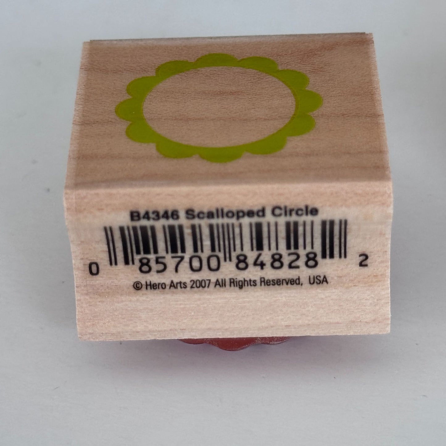 Hero Arts Rubber Stamp Layering Circles Set Tiny Dot Scalloped Circle Cardmaking Craft Shapes