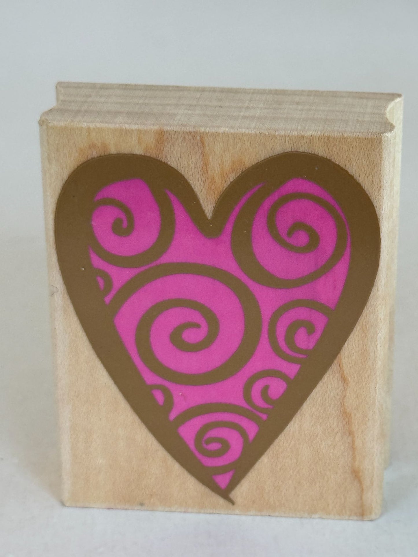 Hero Arts Rubber Stamps Heart Graphics Spiral Dot Plaid Checkerboard Card Making
