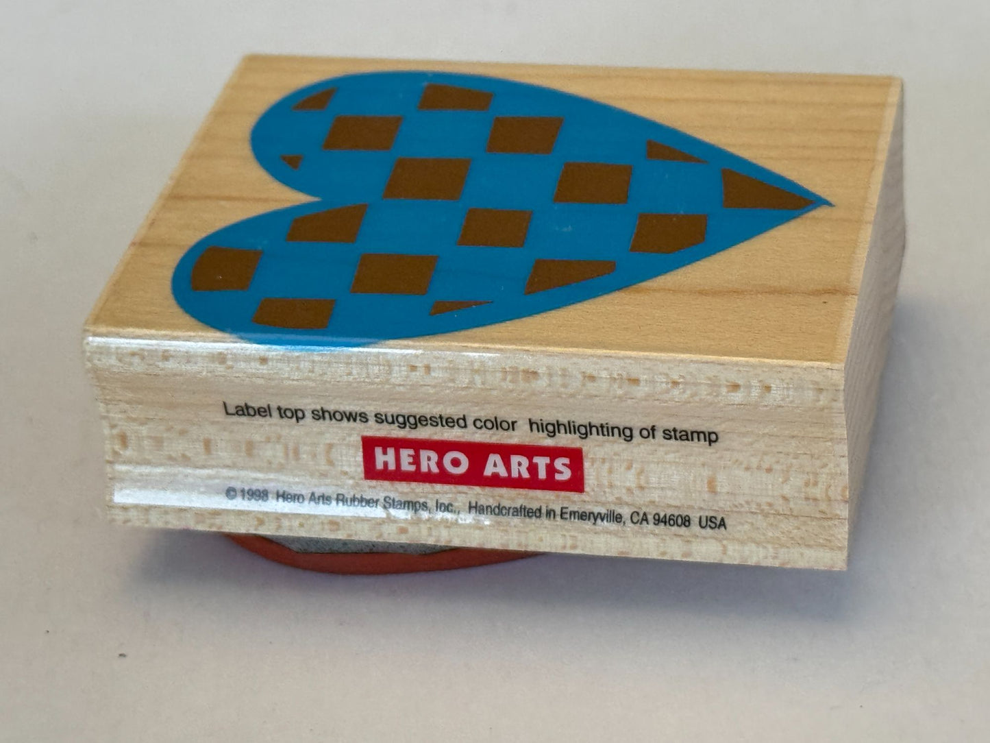 Hero Arts Rubber Stamps Heart Graphics Spiral Dot Plaid Checkerboard Card Making