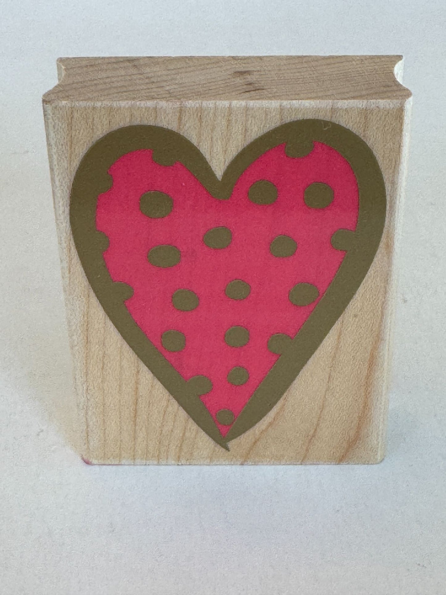 Hero Arts Rubber Stamps Heart Graphics Spiral Dot Plaid Checkerboard Card Making