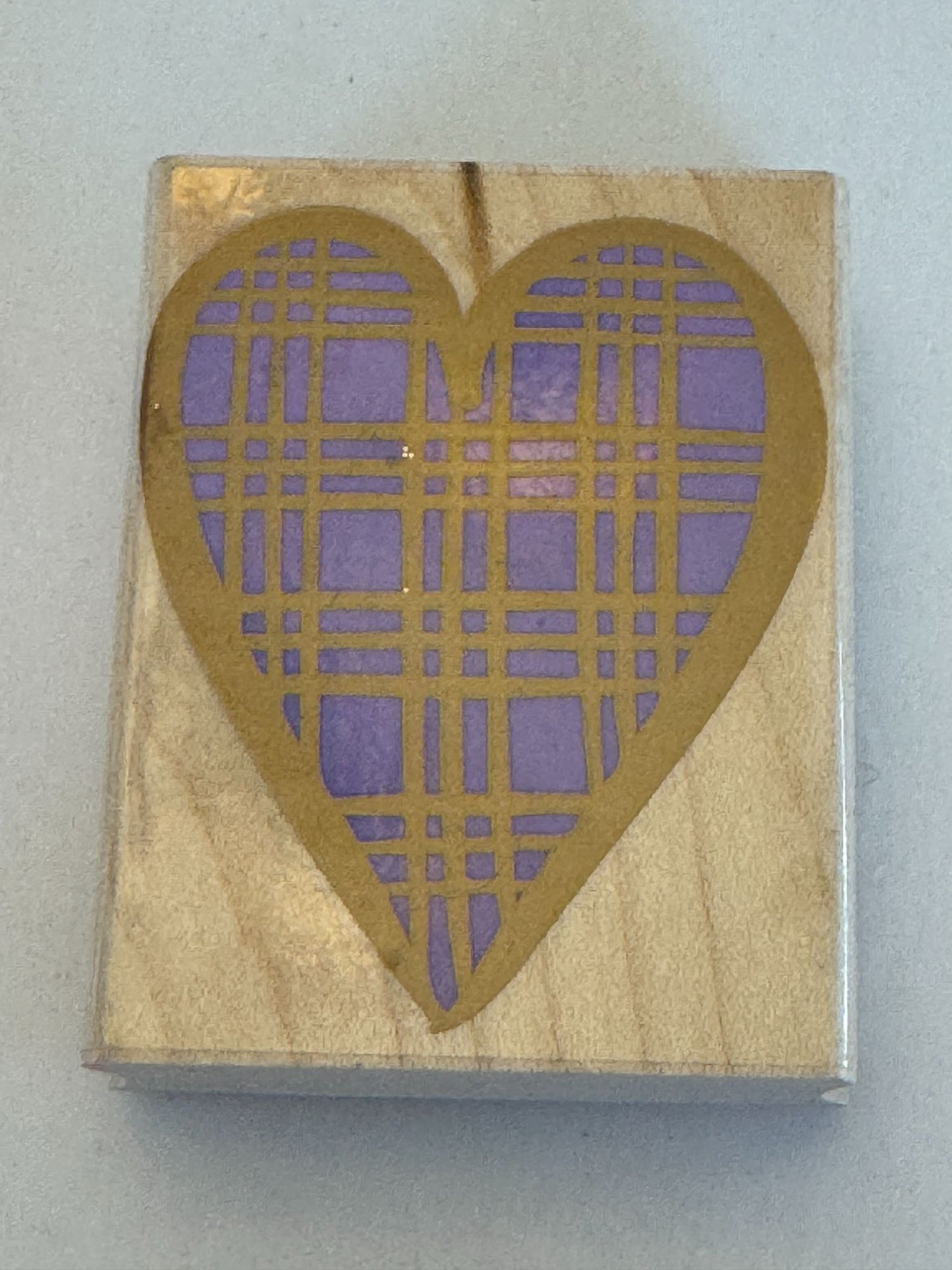 Hero Arts Rubber Stamps Heart Graphics Spiral Dot Plaid Checkerboard Card Making